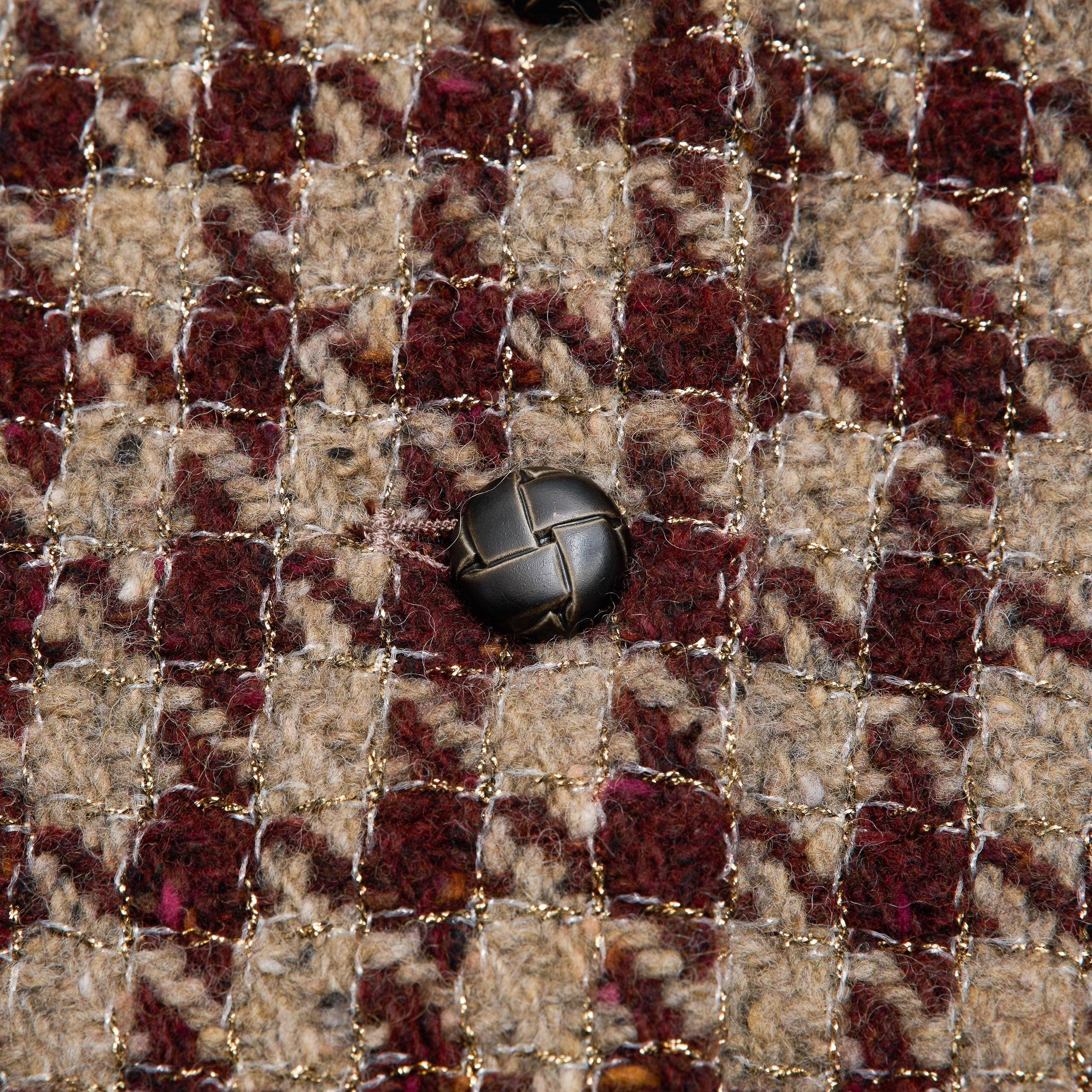 "Sloane Ave."義大利頂級羊毛縷金格織千鳥格經典No.6花呢外套—Palazzo Pour舊城暖夜