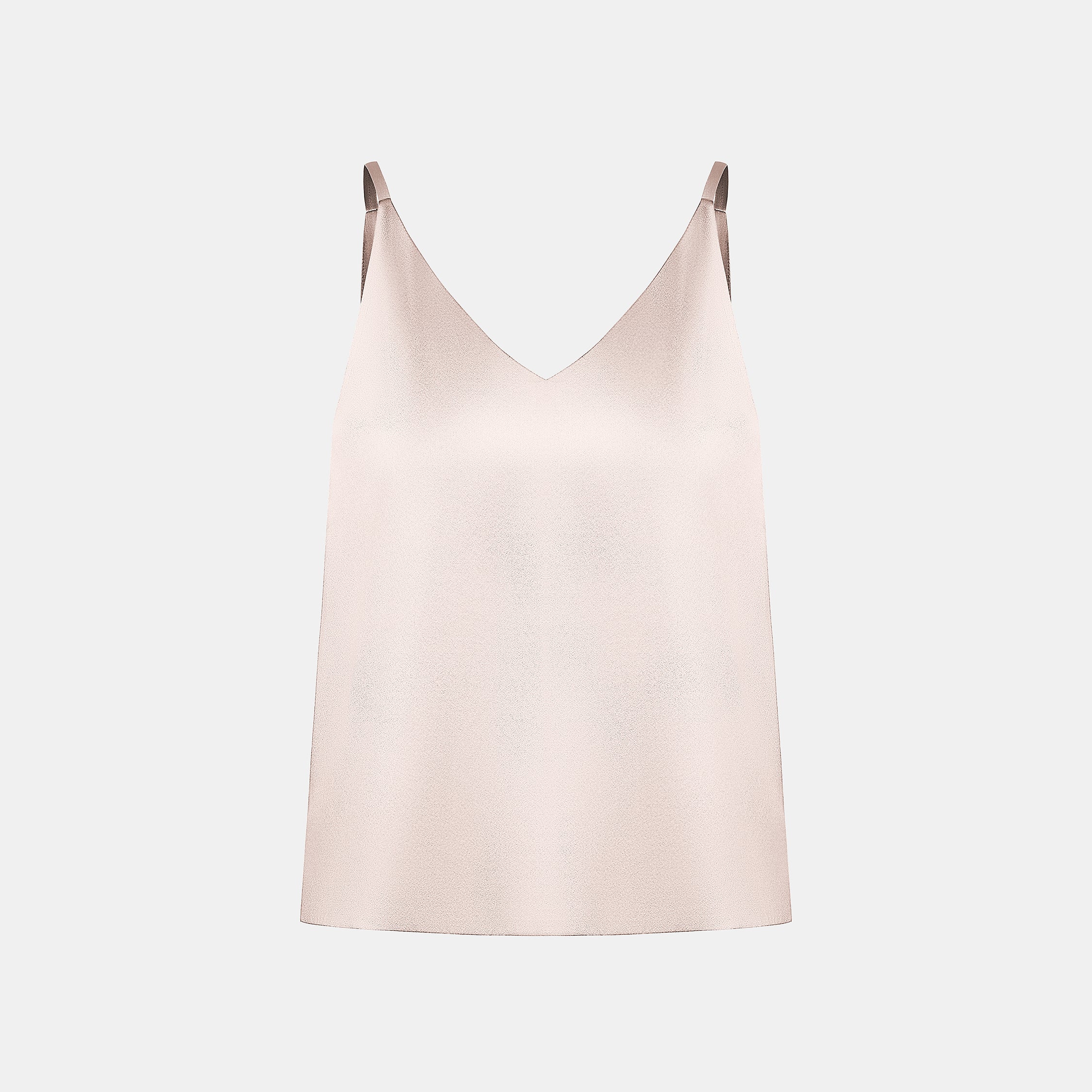 “Spring Diary”義大利真絲細肩帶背心—Silent Glow 靜光餘暈