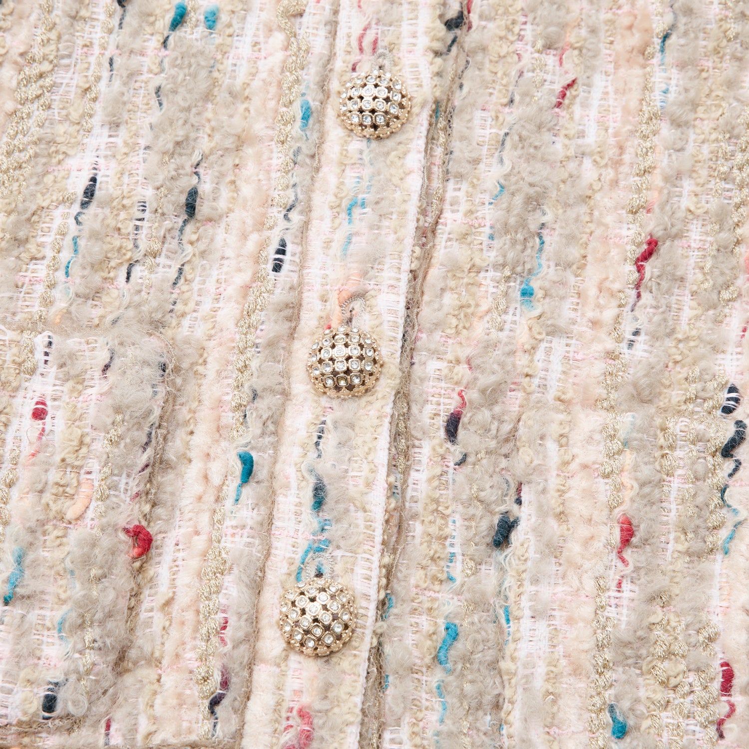 “Sloane Ave."法國立體彩織圈絨花呢外套—Garden Atelier花園畫室