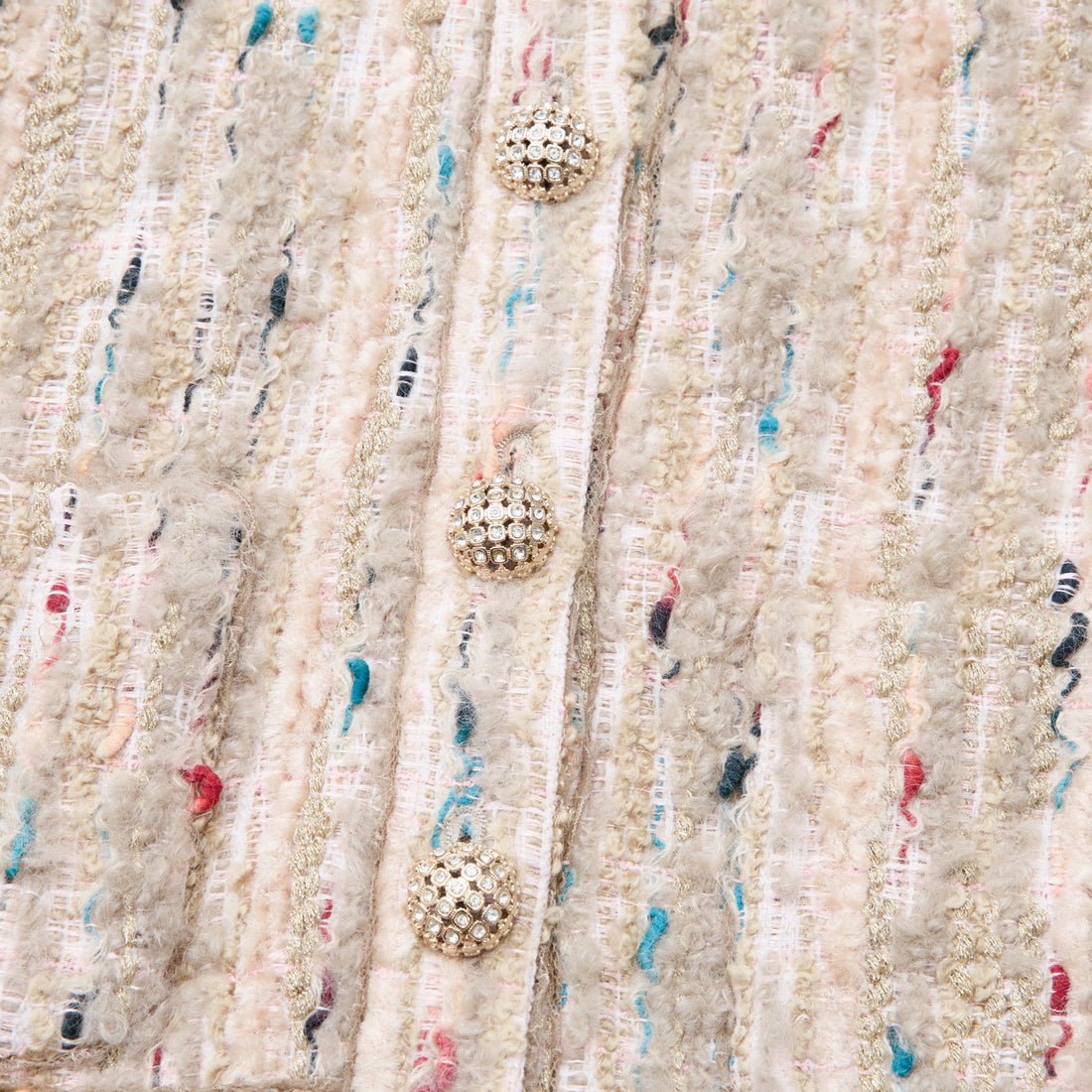 “Sloane Ave."法國立體彩織圈絨花呢外套—Garden Atelier花園畫室