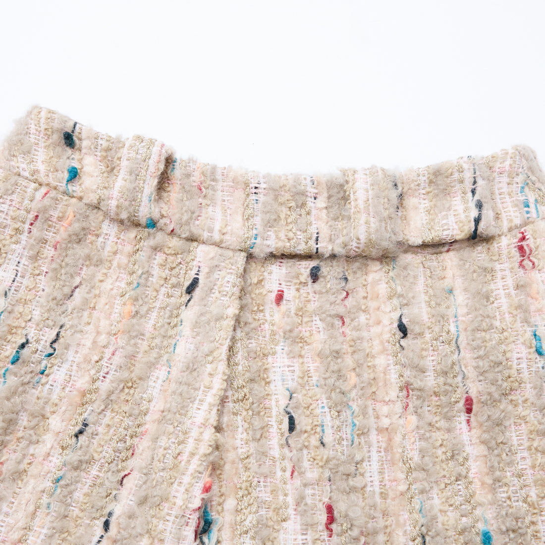 “Sloane Ave."法國立體彩織圈絨花呢短褲—Garden Atelier花園畫室