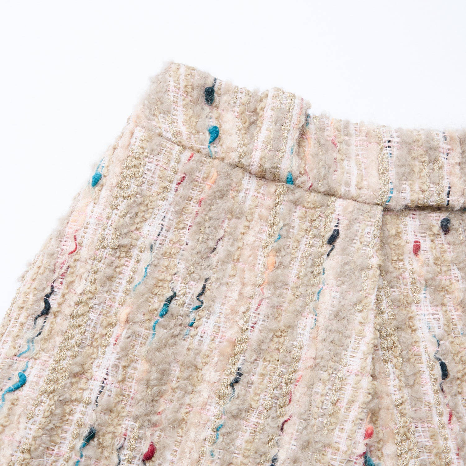 “Sloane Ave."法國立體彩織圈絨花呢短褲—Garden Atelier花園畫室