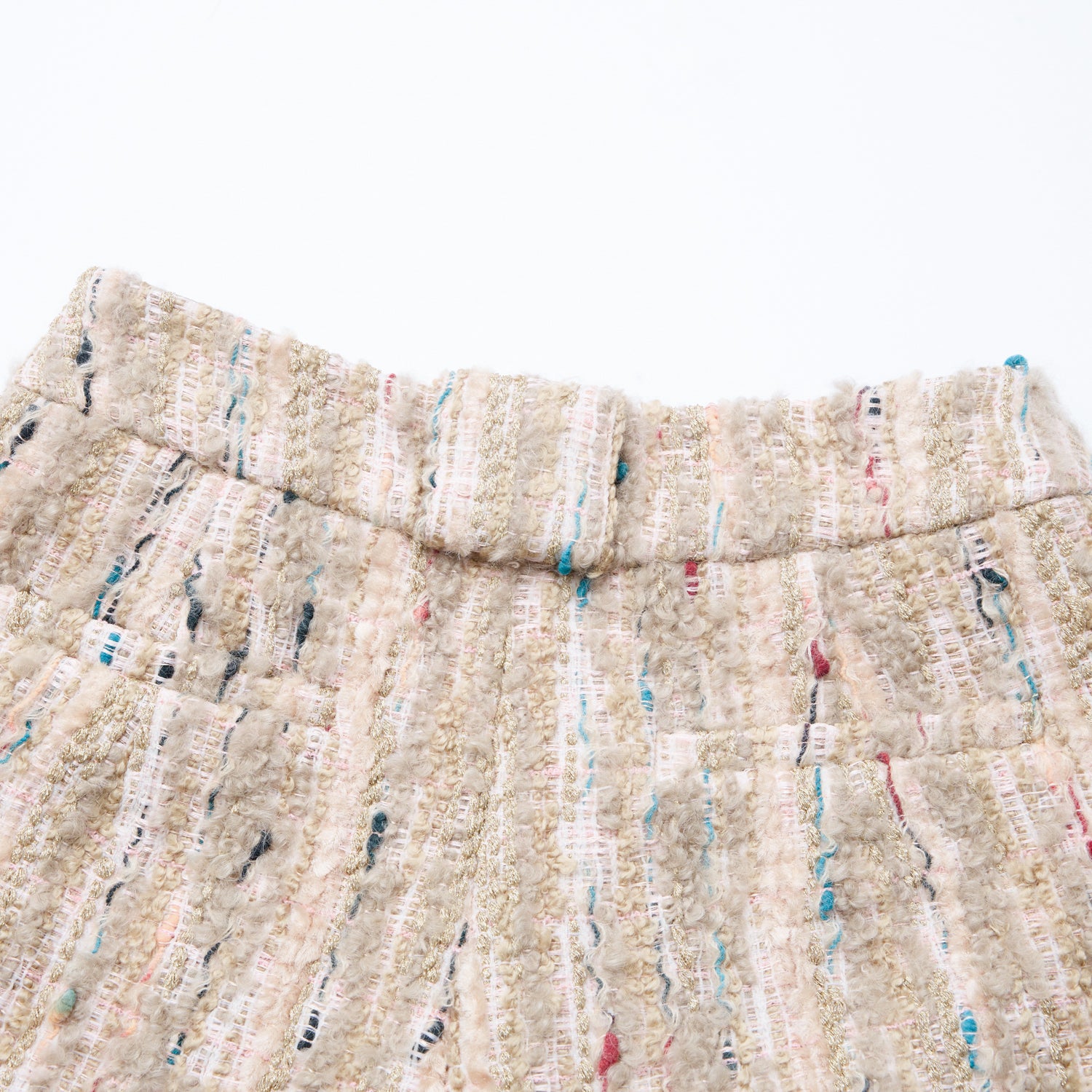 “Sloane Ave."法國立體彩織圈絨花呢短褲—Garden Atelier花園畫室