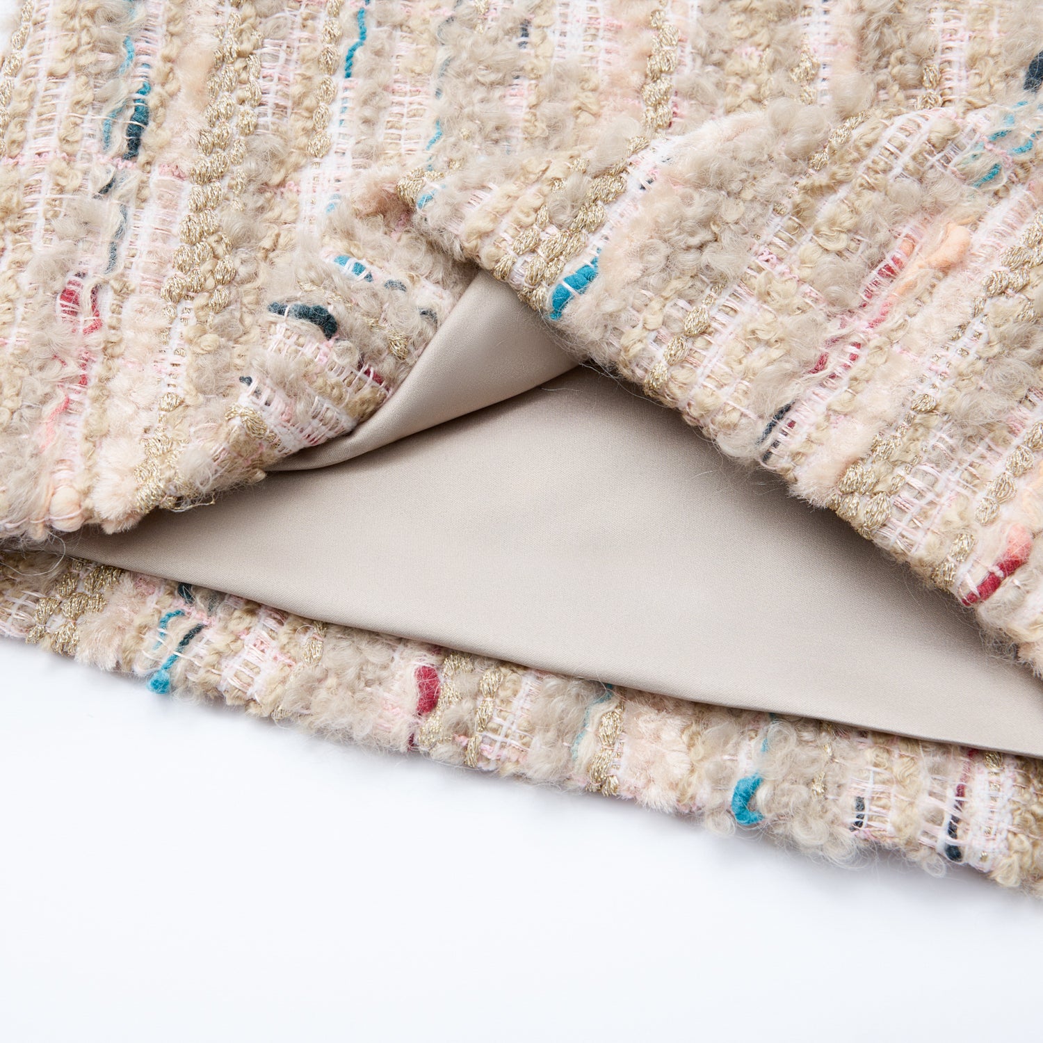 “Sloane Ave."法國立體彩織圈絨花呢短褲—Garden Atelier花園畫室