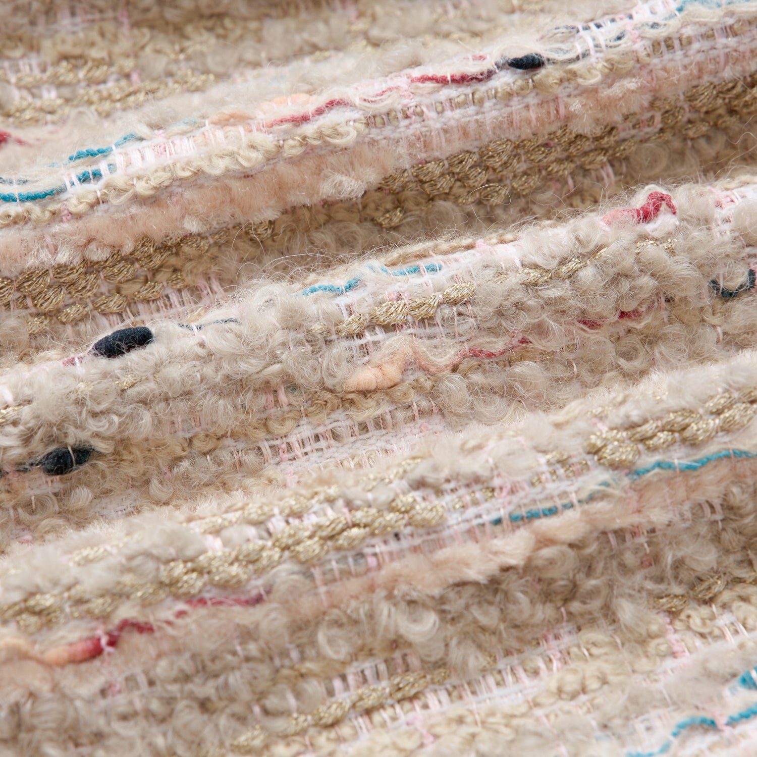 “Sloane Ave."法國立體彩織圈絨花呢短褲—Garden Atelier花園畫室