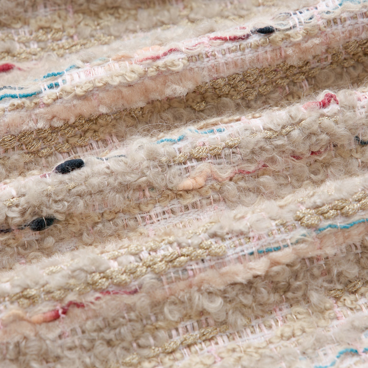 “Sloane Ave."法國立體彩織圈絨花呢外套—Garden Atelier花園畫室