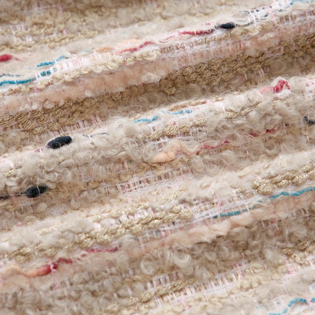 “Sloane Ave."法國立體彩織圈絨花呢外套—Garden Atelier花園畫室