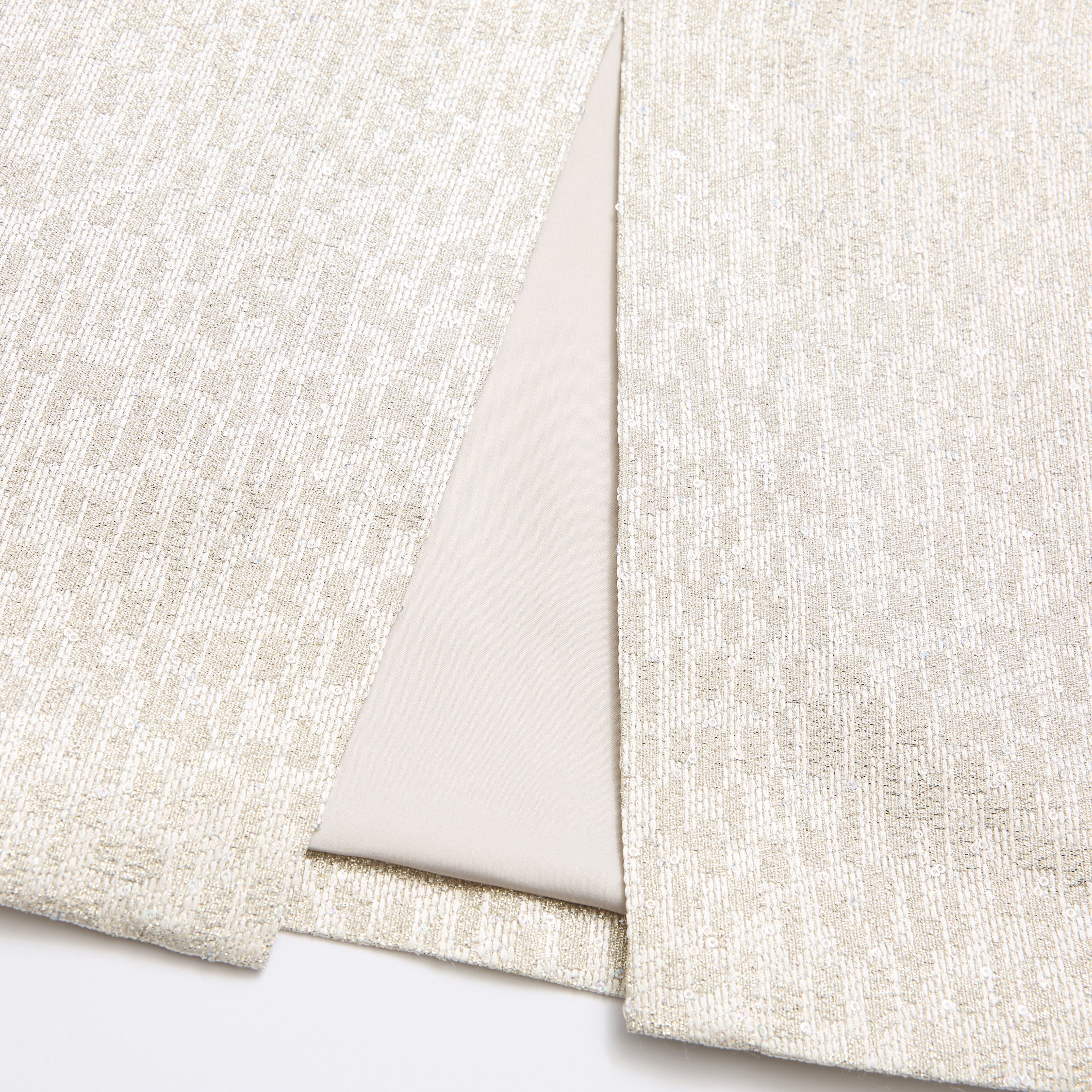 "Arcade of CherJoy Atelier."義大利特殊燦光織紋立體剪裁抽繩洋裝—Midnight Starlume月光華爾滋