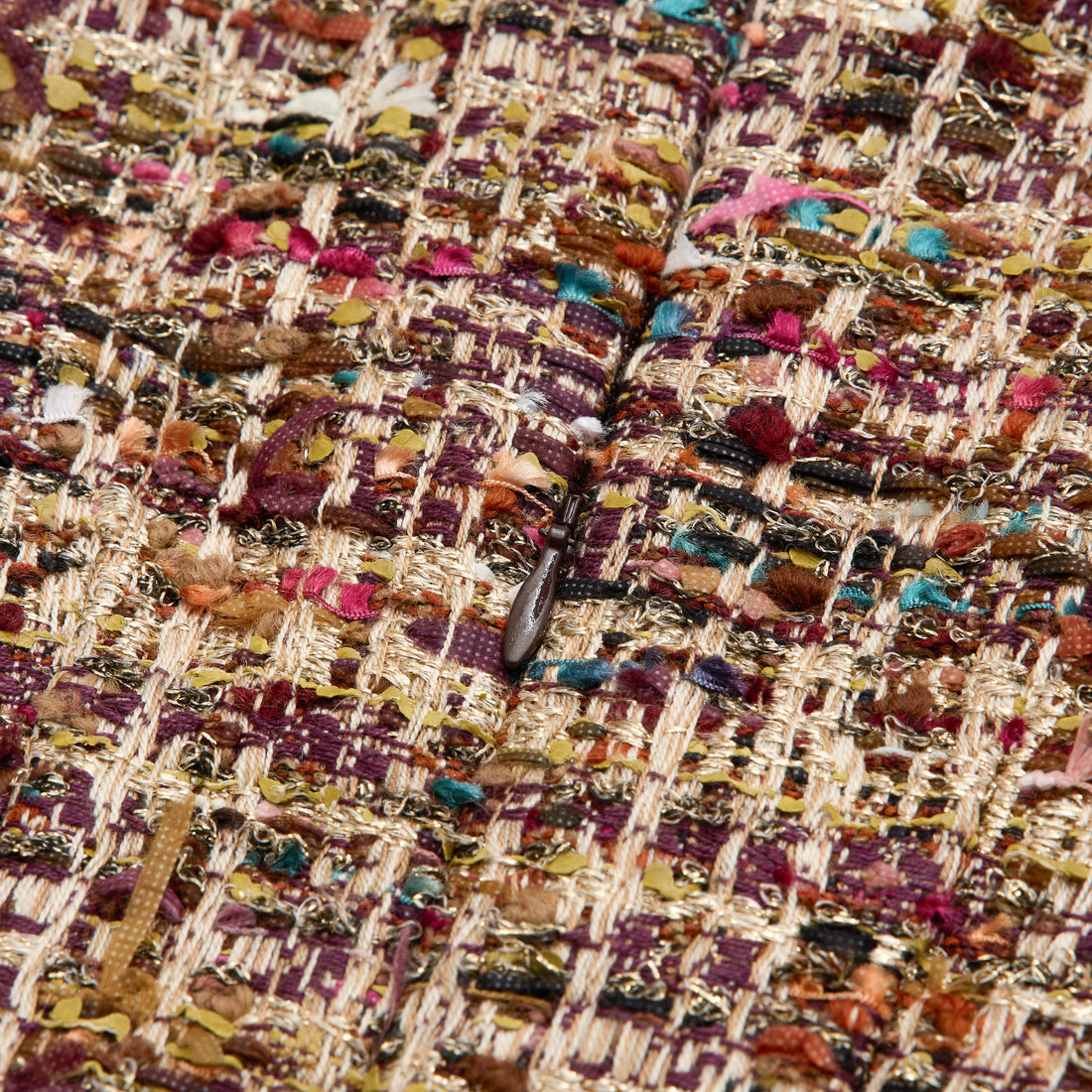 "Arcade of CherJoy Atelier."法國彩緞縷金線藝花呢輕國風旗袍洋裝 —Floral Allure花韻傾城