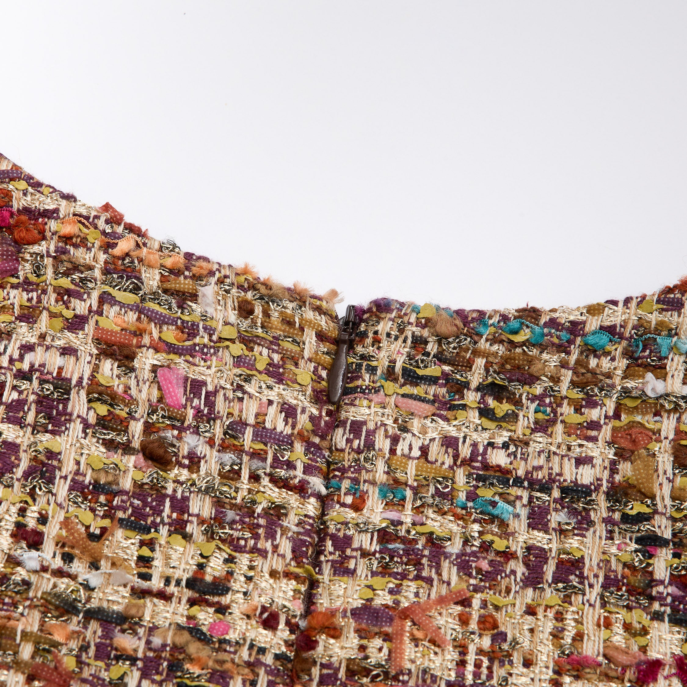 "Arcade of CherJoy Atelier."法國彩緞縷金線藝花呢立體剪裁抽繩洋裝—Floral Allure花韻傾城