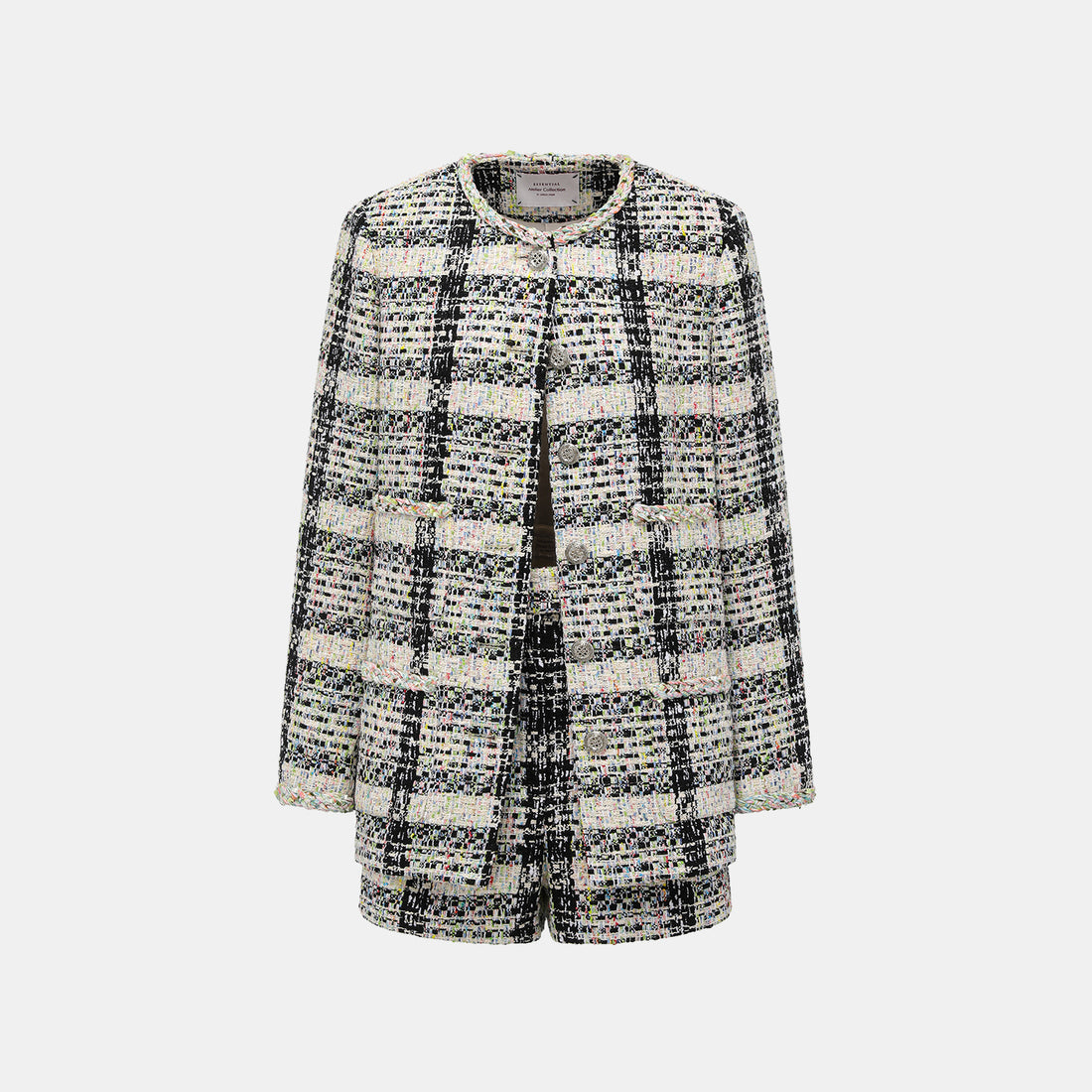 "Chelsea Citywalk." 法國高級訂製棉紡花呢短褲—Manhattan Nights曼哈頓之夜