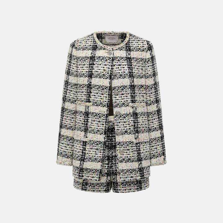 "Chelsea Citywalk." 法國高級訂製棉紡花呢短褲—Manhattan Nights曼哈頓之夜