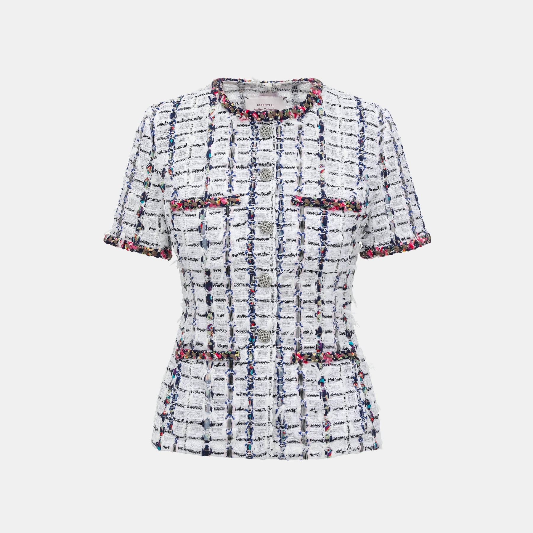 "Chelsea Citywalk." 法國夏日輕薄花呢立體剪裁外套—Paris Mosaic巴黎織語