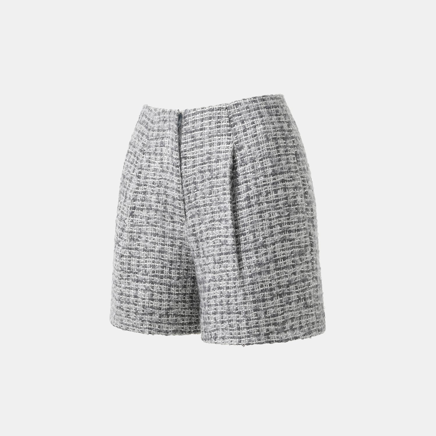 “Breeze boucle" 英國頂級輕薄花呢短褲—Starlit Smoke