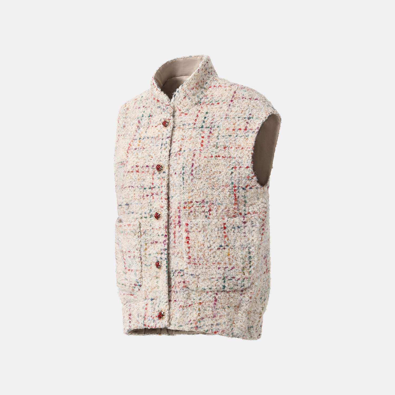 “Weekend at Monaco” 法國羊毛立體絨圈花呢Oversized背心—Marseille Breeze馬賽微風