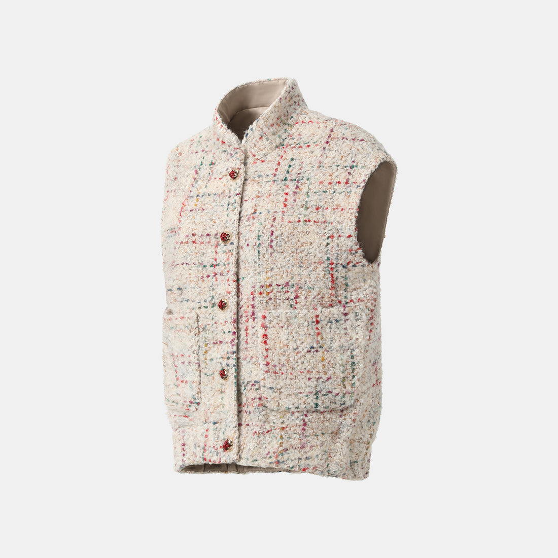 “Weekend at Monaco” 法國羊毛立體絨圈花呢Oversized背心—Marseille Breeze馬賽微風