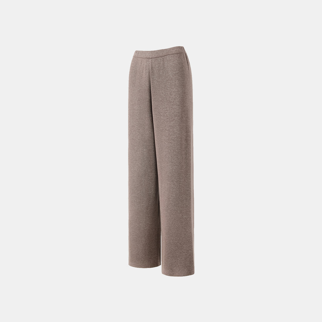 "Summer Diary" Cool Triacetate Cashmere Knit Pants—Dusk