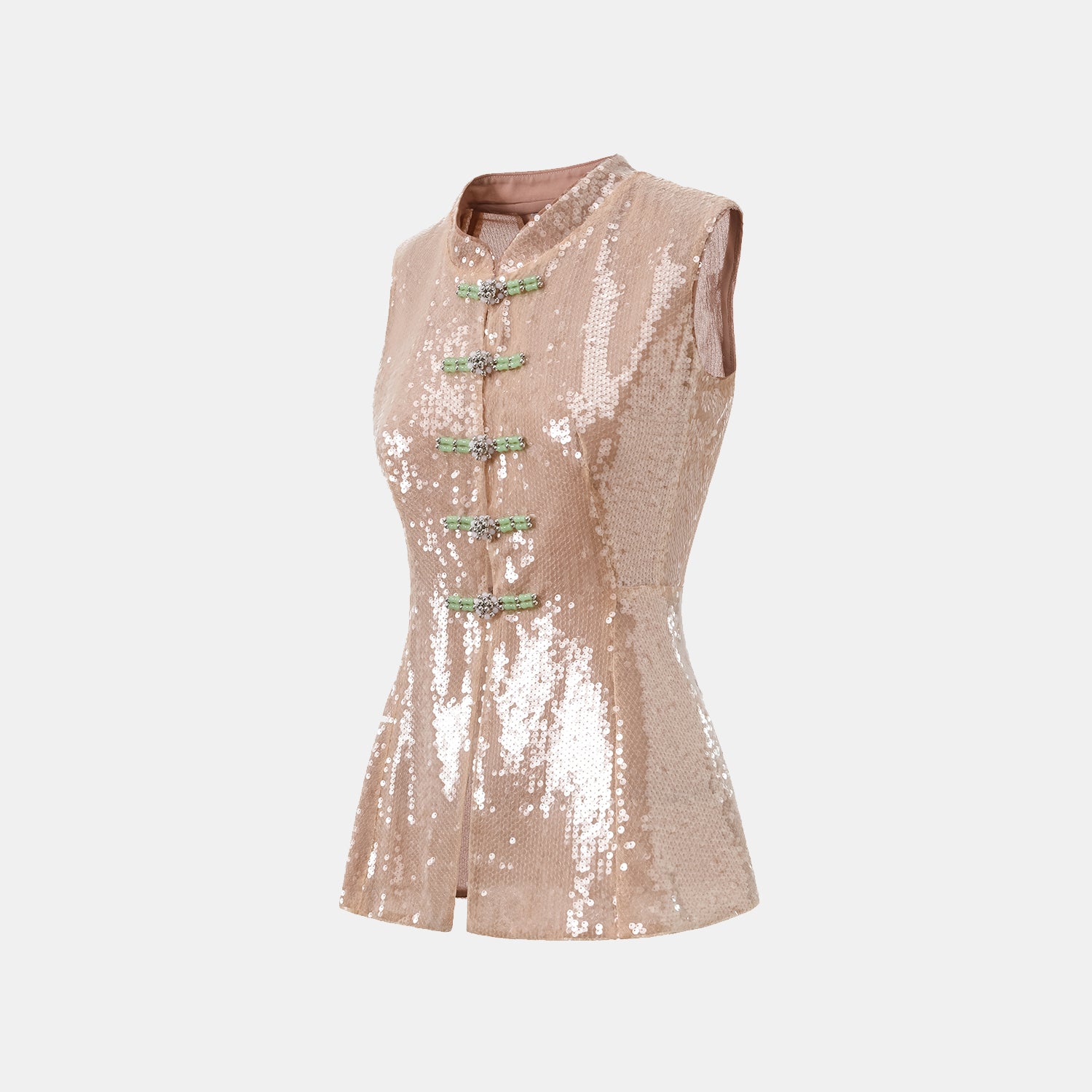 “Daytime Party.” 粼波光藝立體剪裁輕國風馬甲上衣