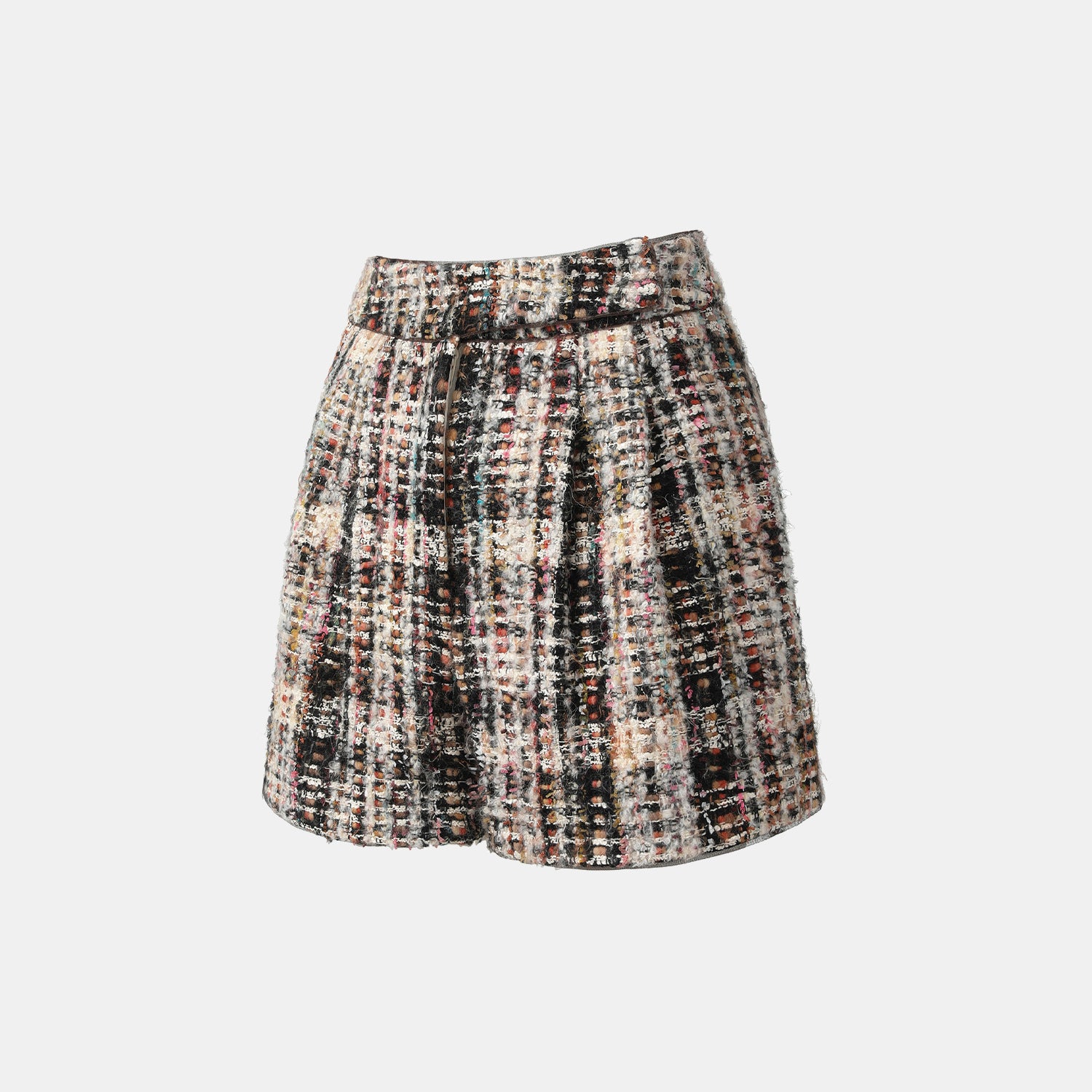 "午後洛杉磯"法國立體絨圈格織羊毛花呢短褲—Manchester Pictorial曼城畫報