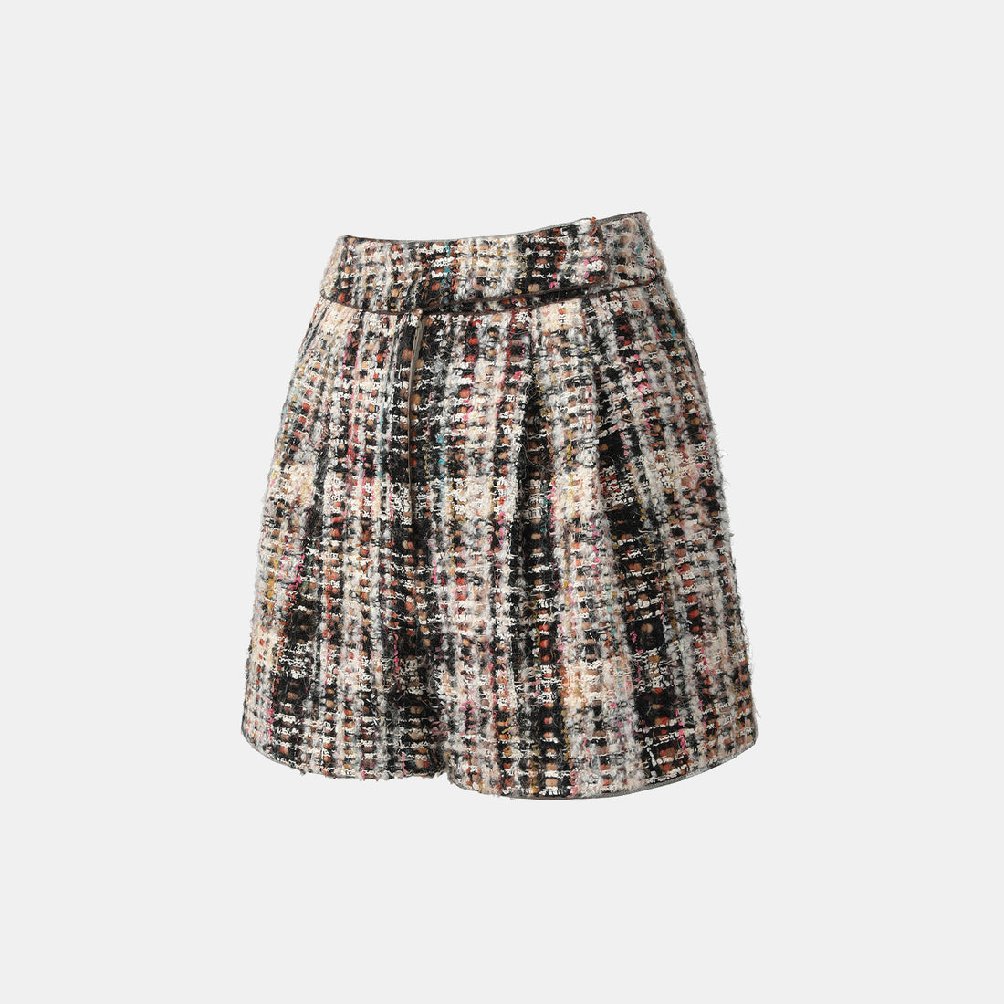 "午後洛杉磯"法國立體絨圈格織羊毛花呢短褲—Manchester Pictorial曼城畫報