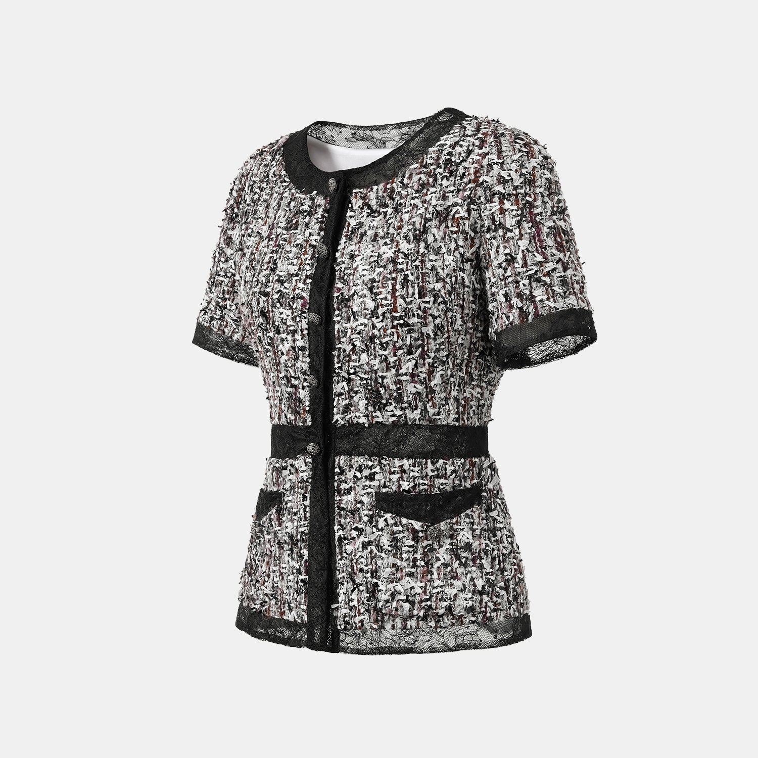 "Chelsea Citywalk."  法國花呢立體剪裁外套—Seine Night 塞納夜畔