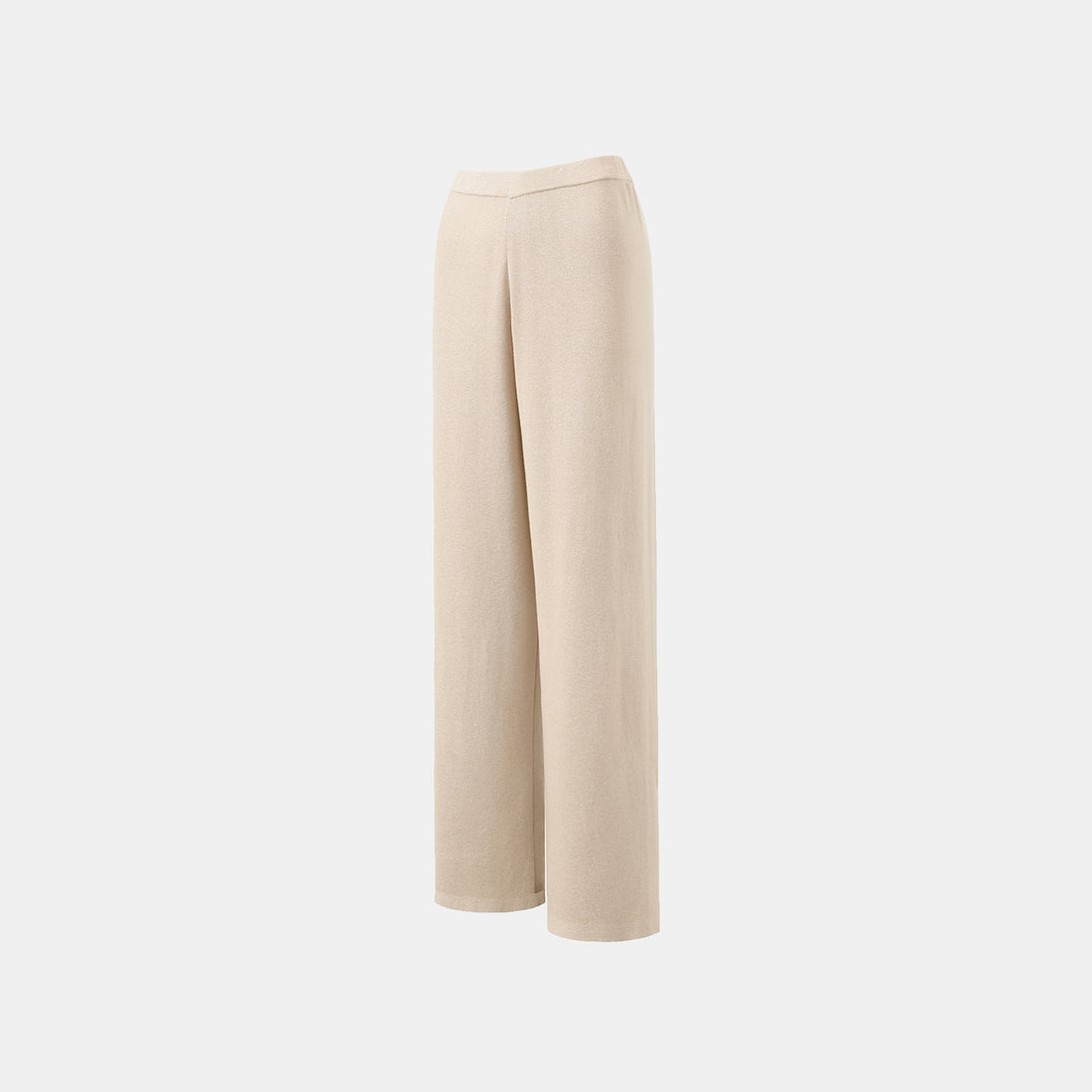 "Summer Diary" Cool Triacetate Cashmere Knit Pants - Halo