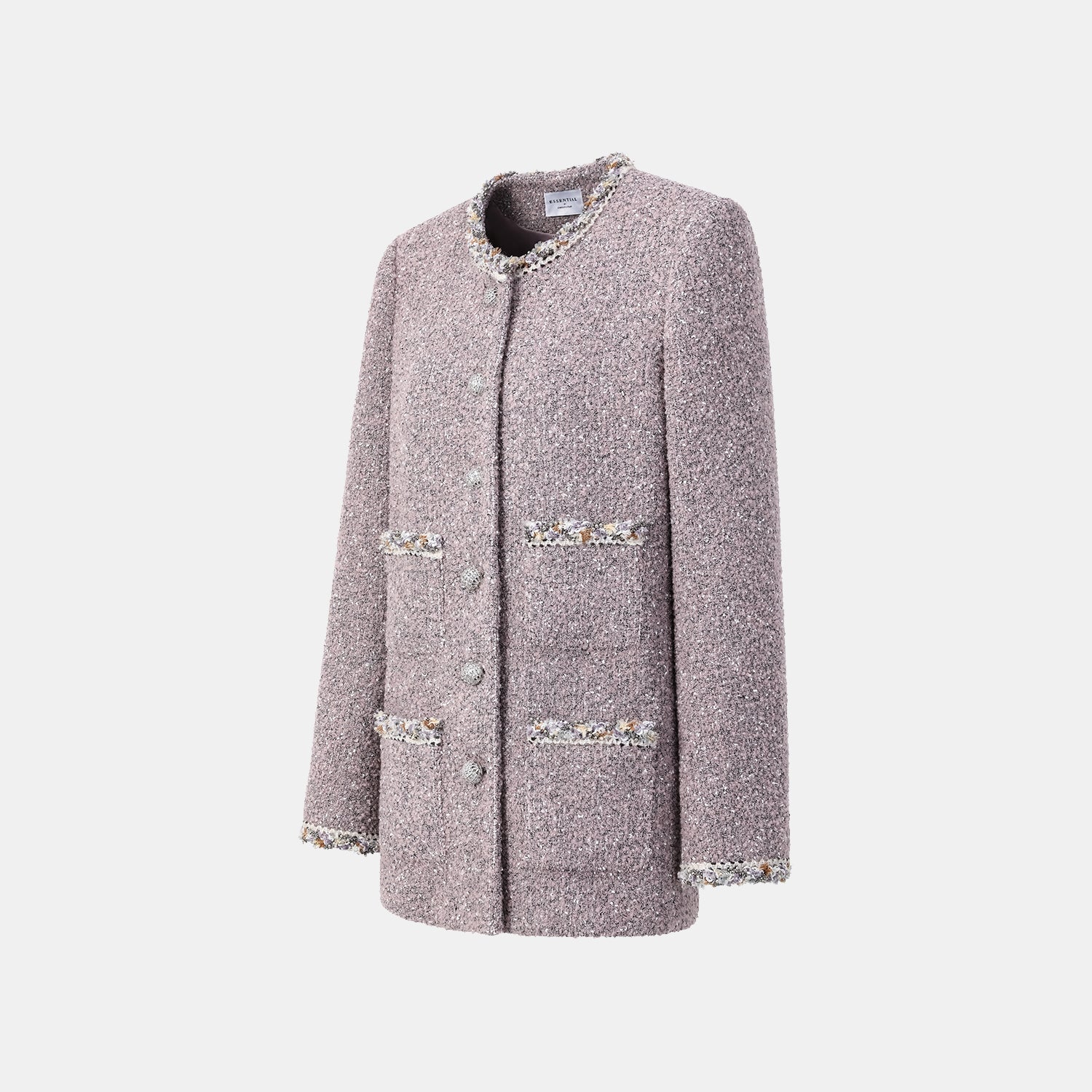 "Chelsea Citywalk." 義大利肌理工藝花呢經典No.6外套—Lavender Haze