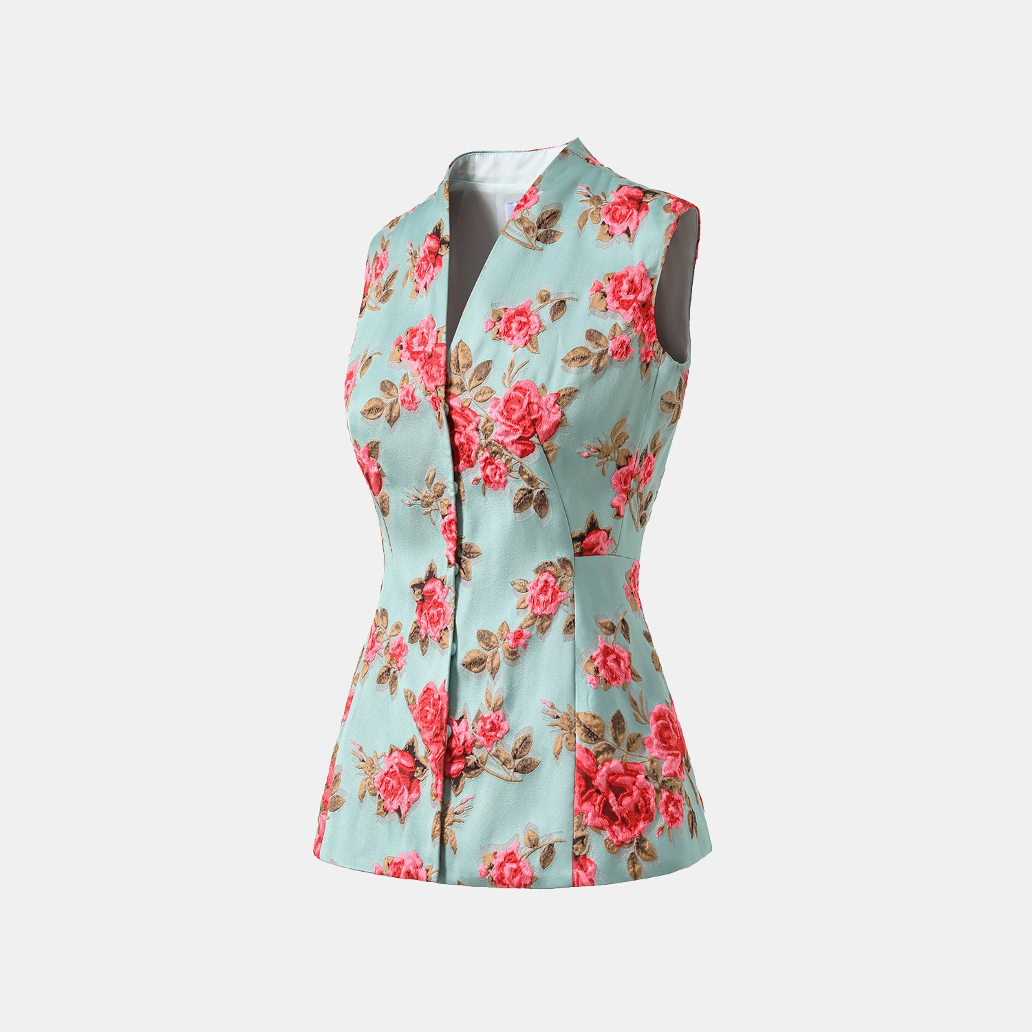 “Imperial Garden Teatime” 意大利立體提花特殊剪裁輕國風上衣