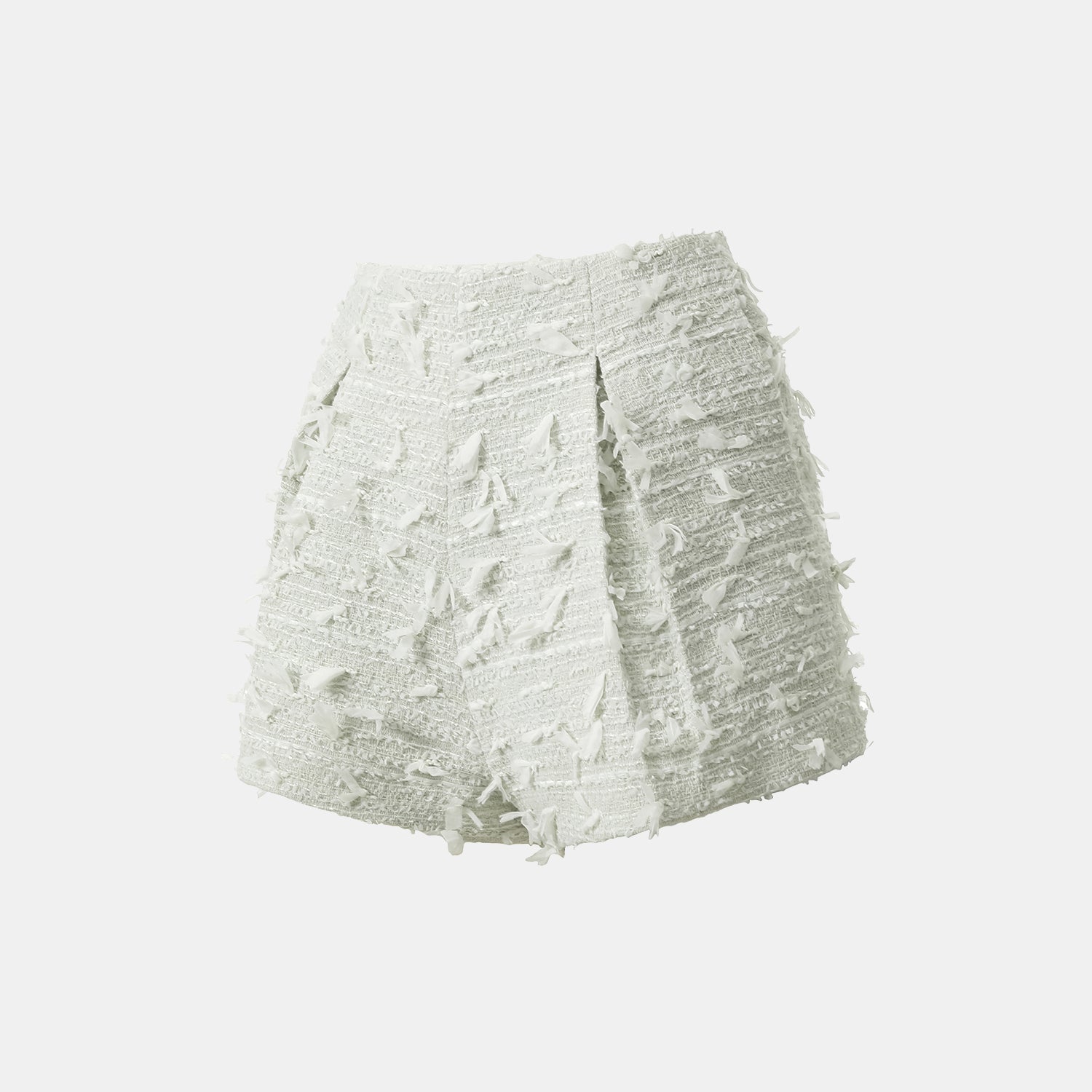 “春意” 輕薄花呢輕國風短褲—香苧暮春