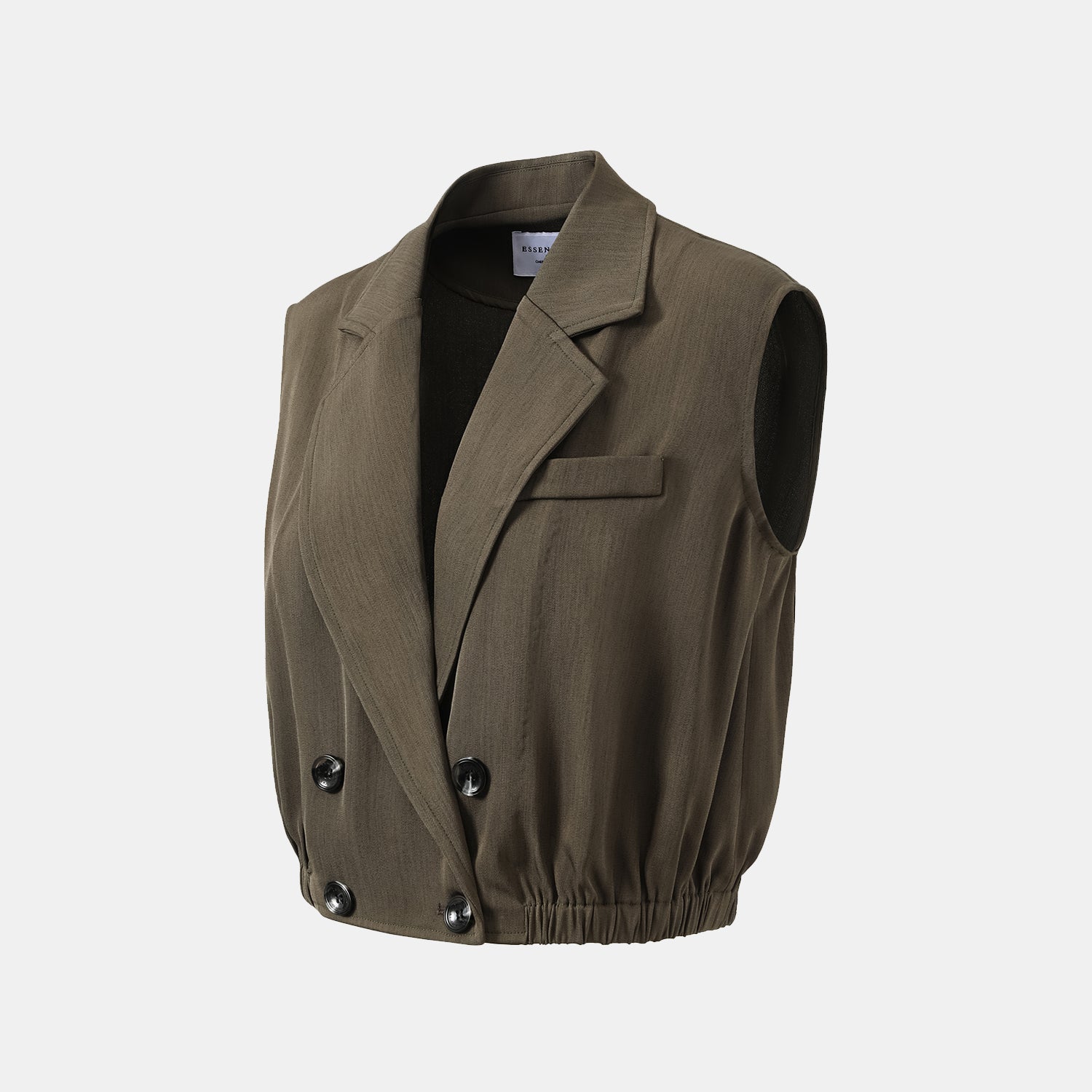 "Westminster weekdays."  義大利輕薄肌理彈性西裝背心—Misty Islets煙嶼行舟