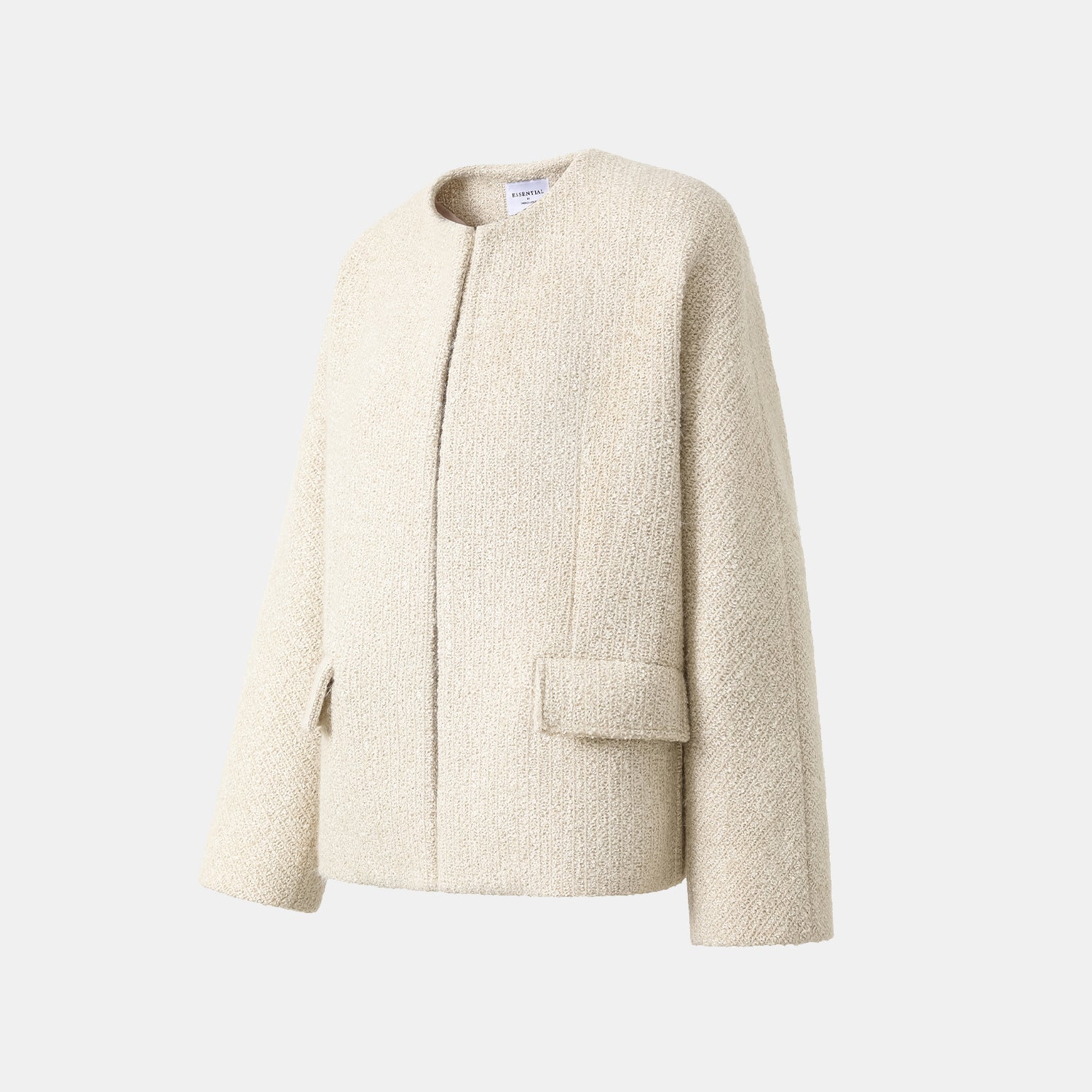 "Chelsea Citywalk." 花呢Oversized外套—Lunar Serenade