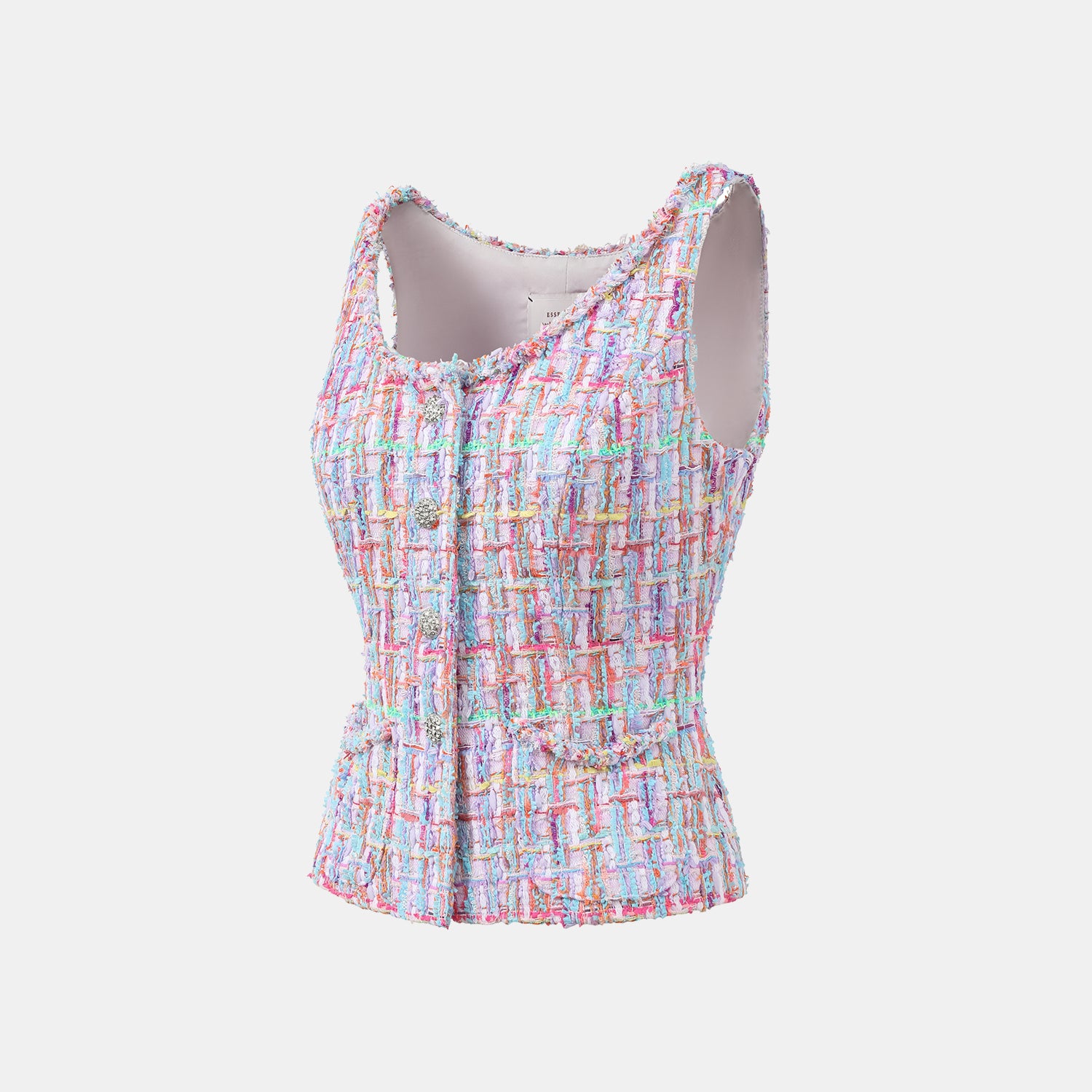 "Chelsea tea time."法國夏日輕薄花呢背心—Prelude in Pastel粉彩奏鳴