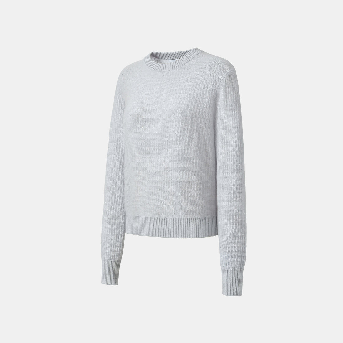 “Autumn Diary” 100% Cashmere極細絨柔星點針織上衣—Nebula Veil霧影星河