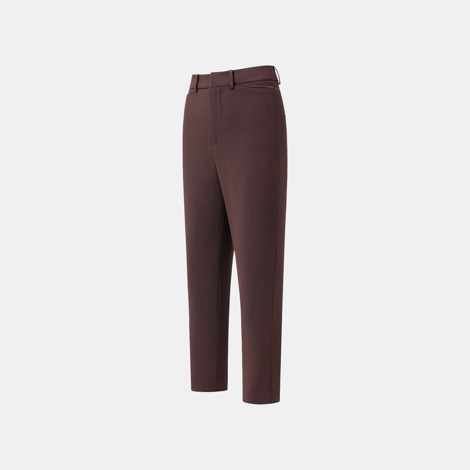 "Westminster Weekdays" Luxe Hemp Acetate Cropped Pants - Margaux 