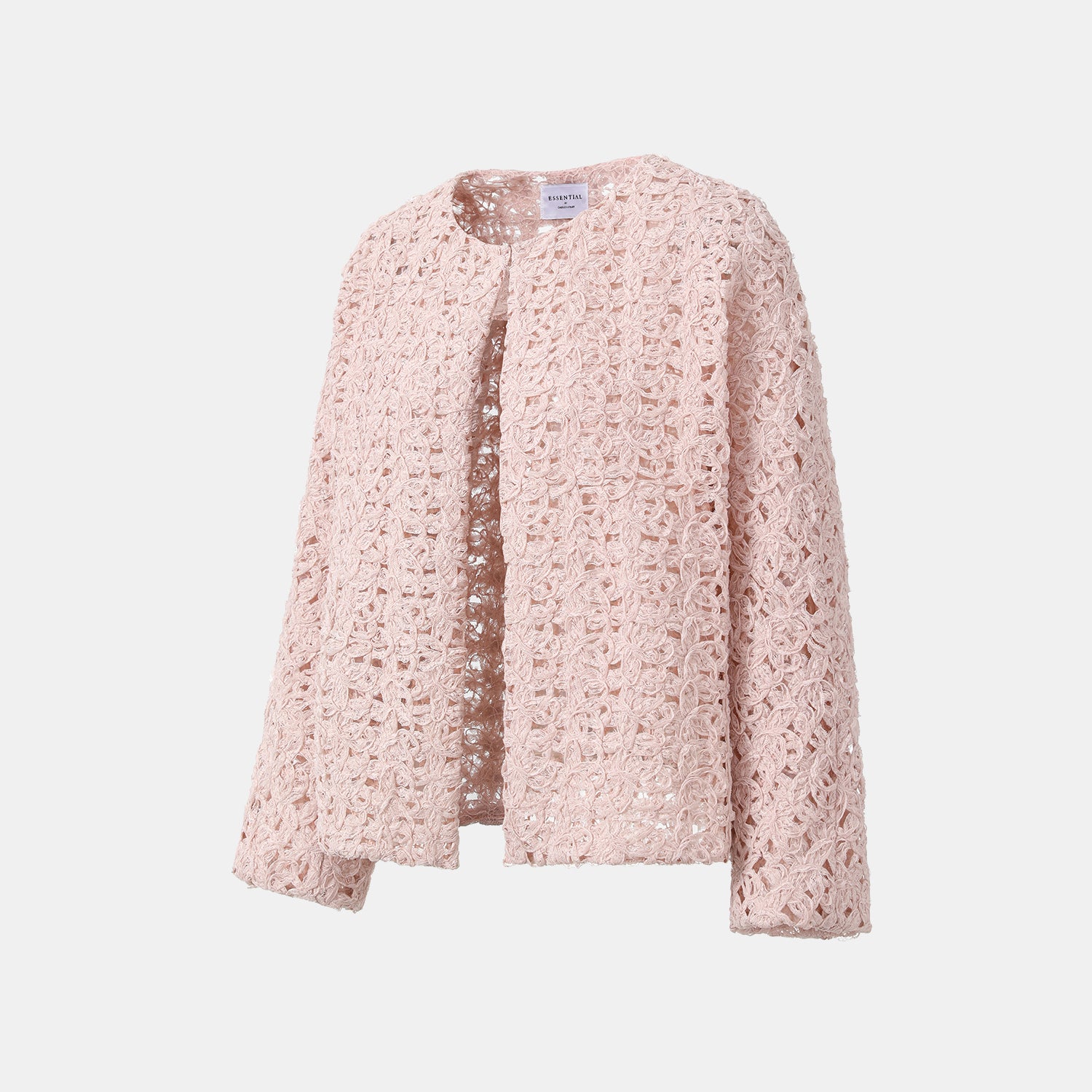 “Sloane Ave."繞畫織藝鏤花蕾絲外套—Rose Reverie織夢玫瑰