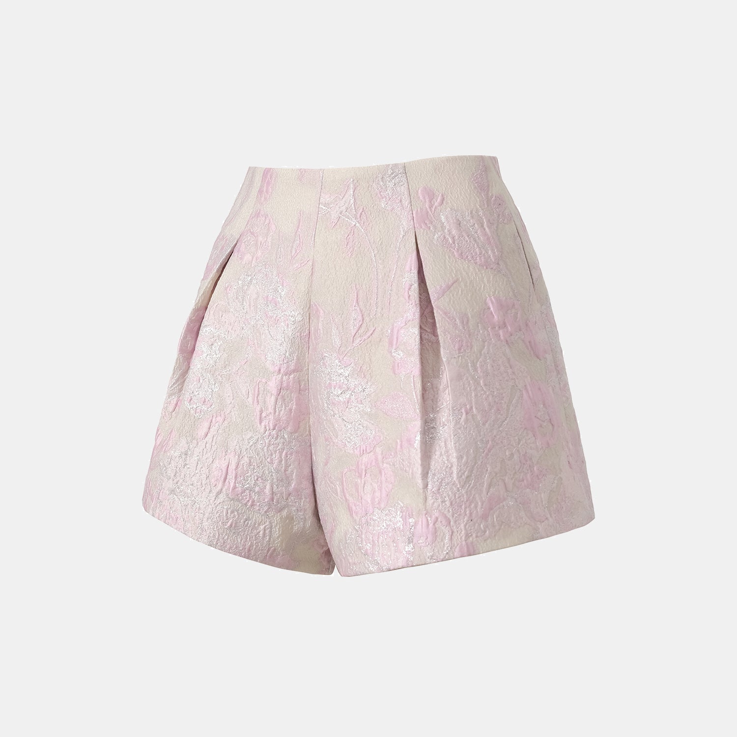 “春意” 提花短褲—浮光露櫻