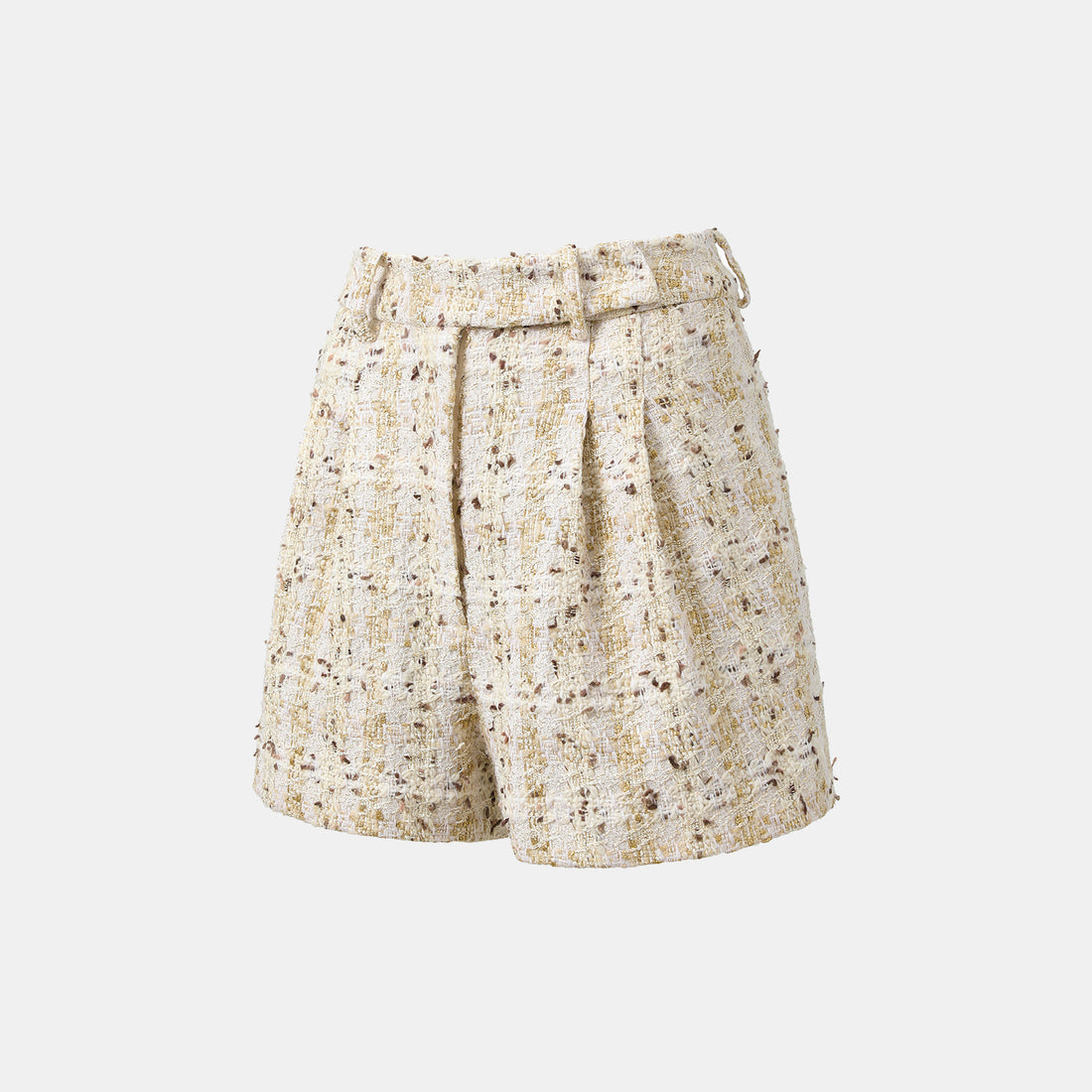 "Chelsea Citywalk." 法國經典絲金織藝花呢短褲—Gilded Lisbon金色里斯本