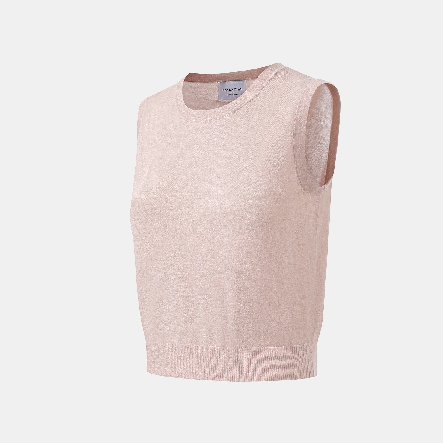 "Summer Diary" 涼感三醋酸喀什米爾針織背心—LOVE