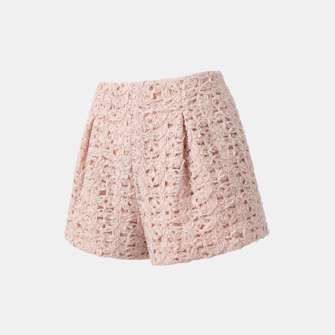 “Sloane Ave."繞畫織藝鏤花蕾絲短褲—Rose Reverie織夢玫瑰