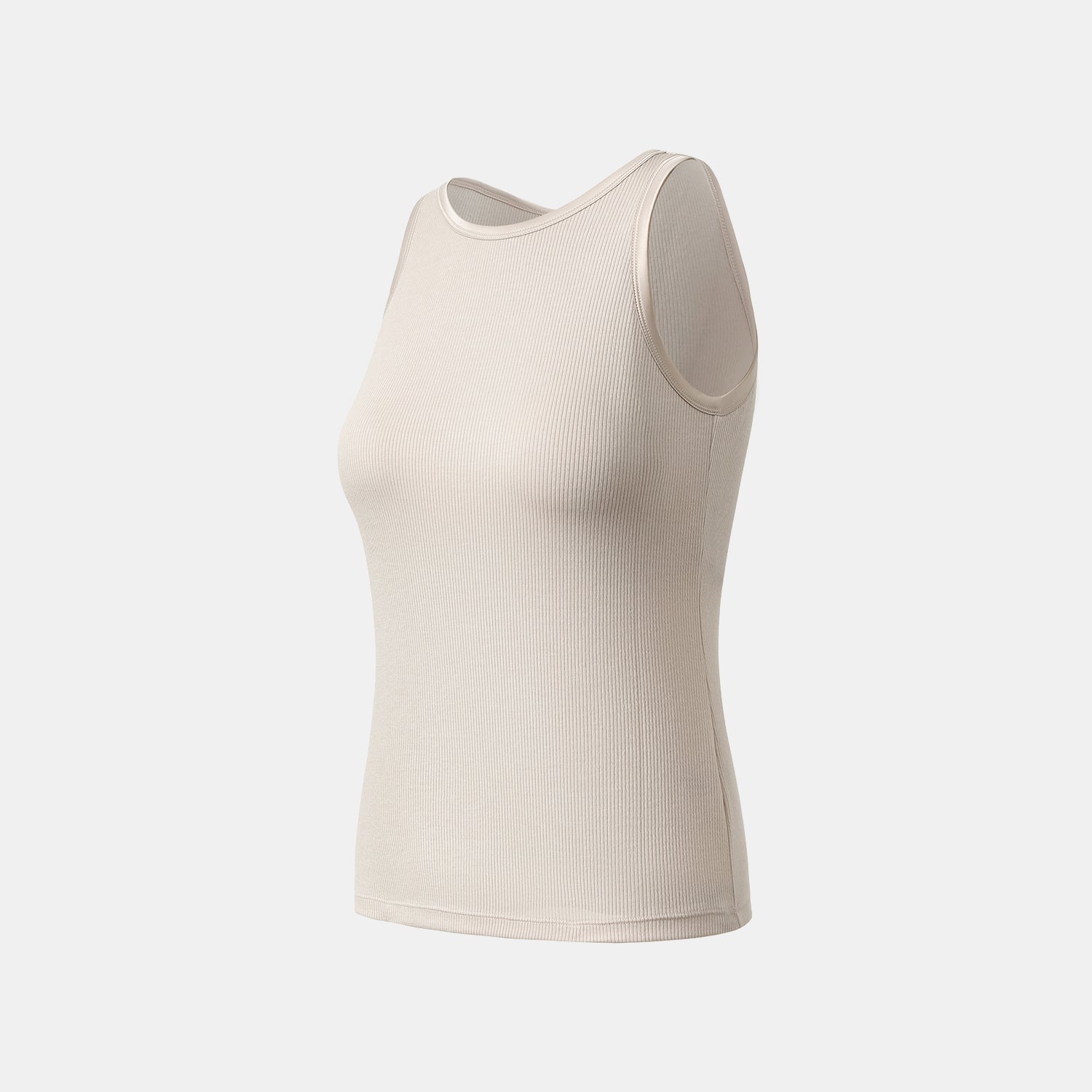 “By Inch." 極緻絲柔裸感緞邊修身Bra Top—柔粉裸