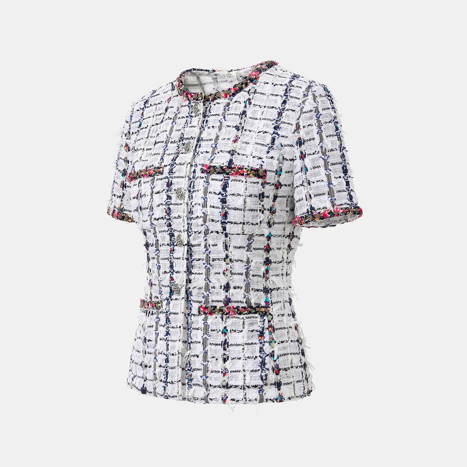 "Chelsea Citywalk." 法國夏日輕薄花呢立體剪裁外套—Paris Mosaic巴黎織語