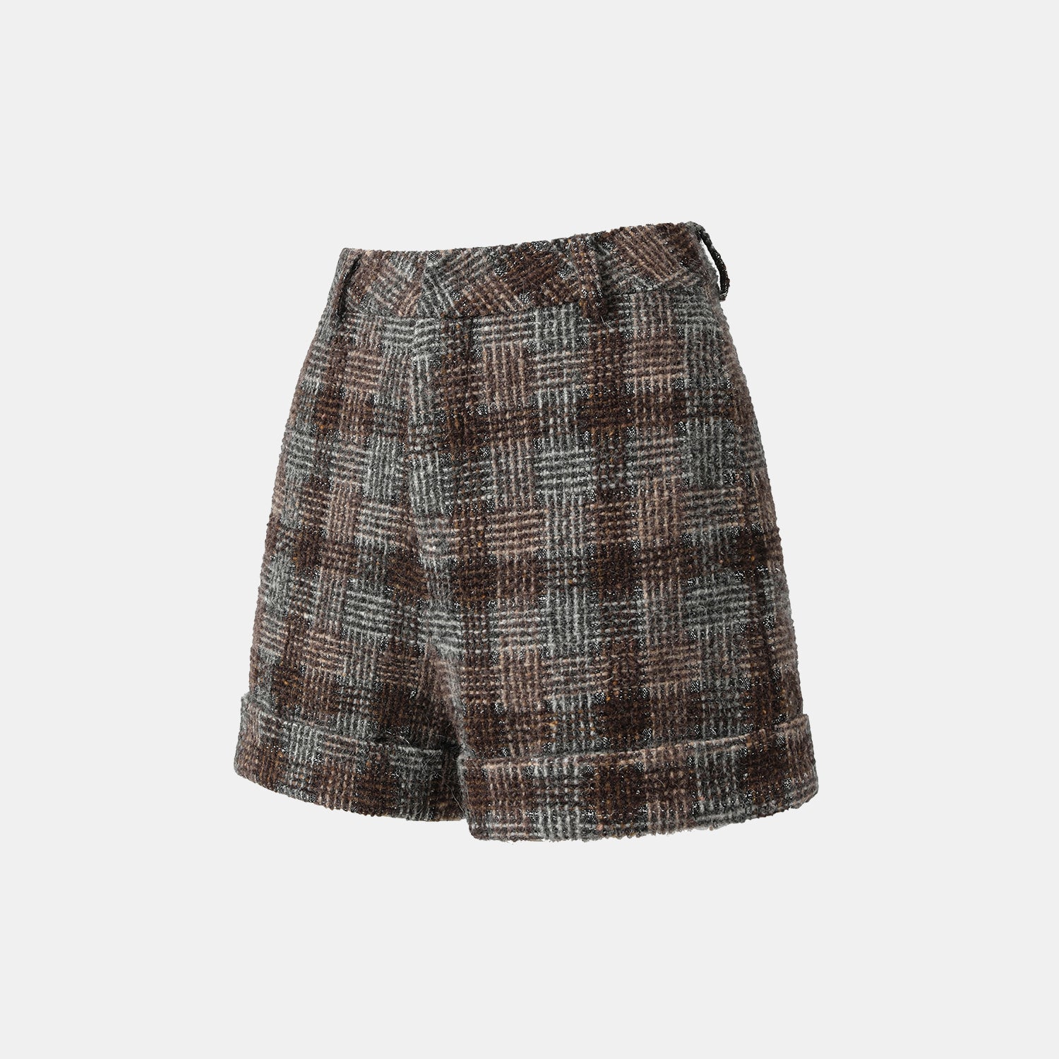 “Weekend At Monaco."絨織格紋細霜織點花呢短褲—Midnight Montmartre午夜蒙馬特