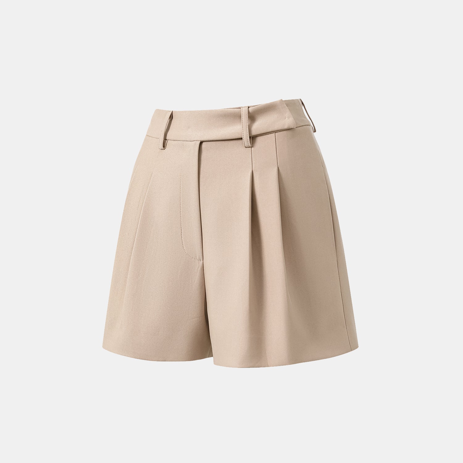 "Weekend at Monaco." 義大利肌理面料短褲—Taupe