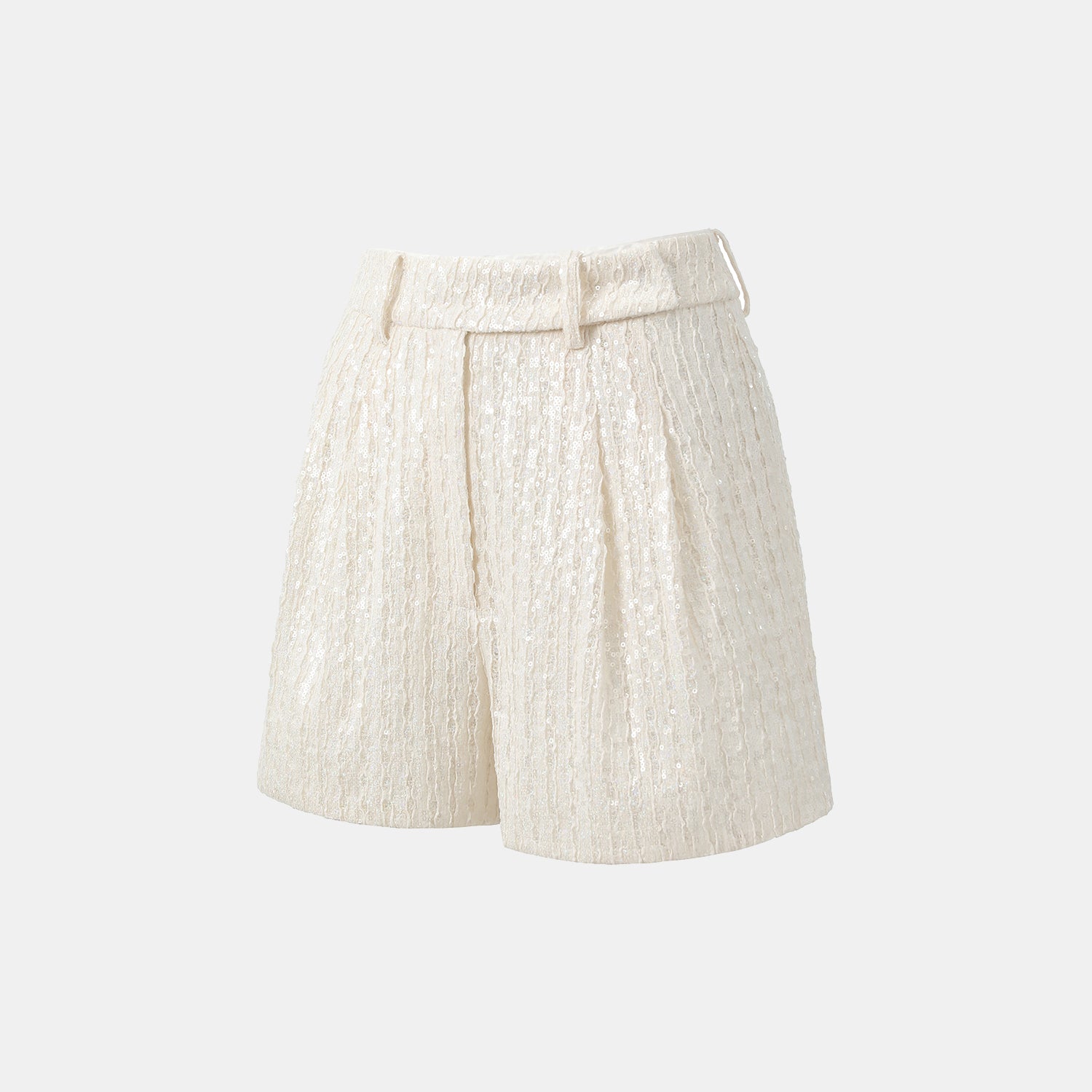 "Weekend at Monaco." 鏤花工藝亮片蕾絲短褲—Moonlit Luster 盧卡月光