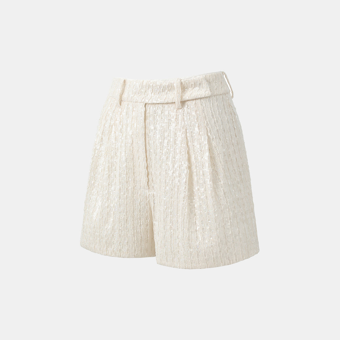 "Weekend at Monaco." 鏤花工藝亮片蕾絲短褲—Moonlit Luster 盧卡月光