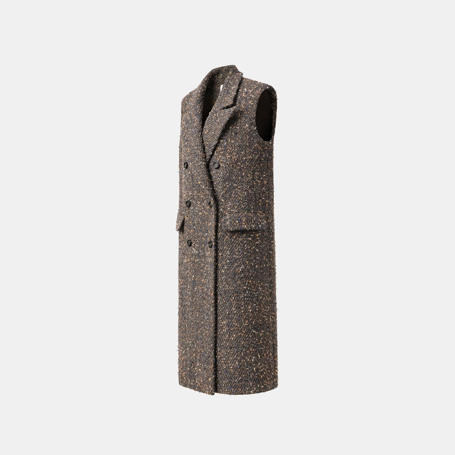 "Westminster Weekdays" Wool Suit Vest - Long 