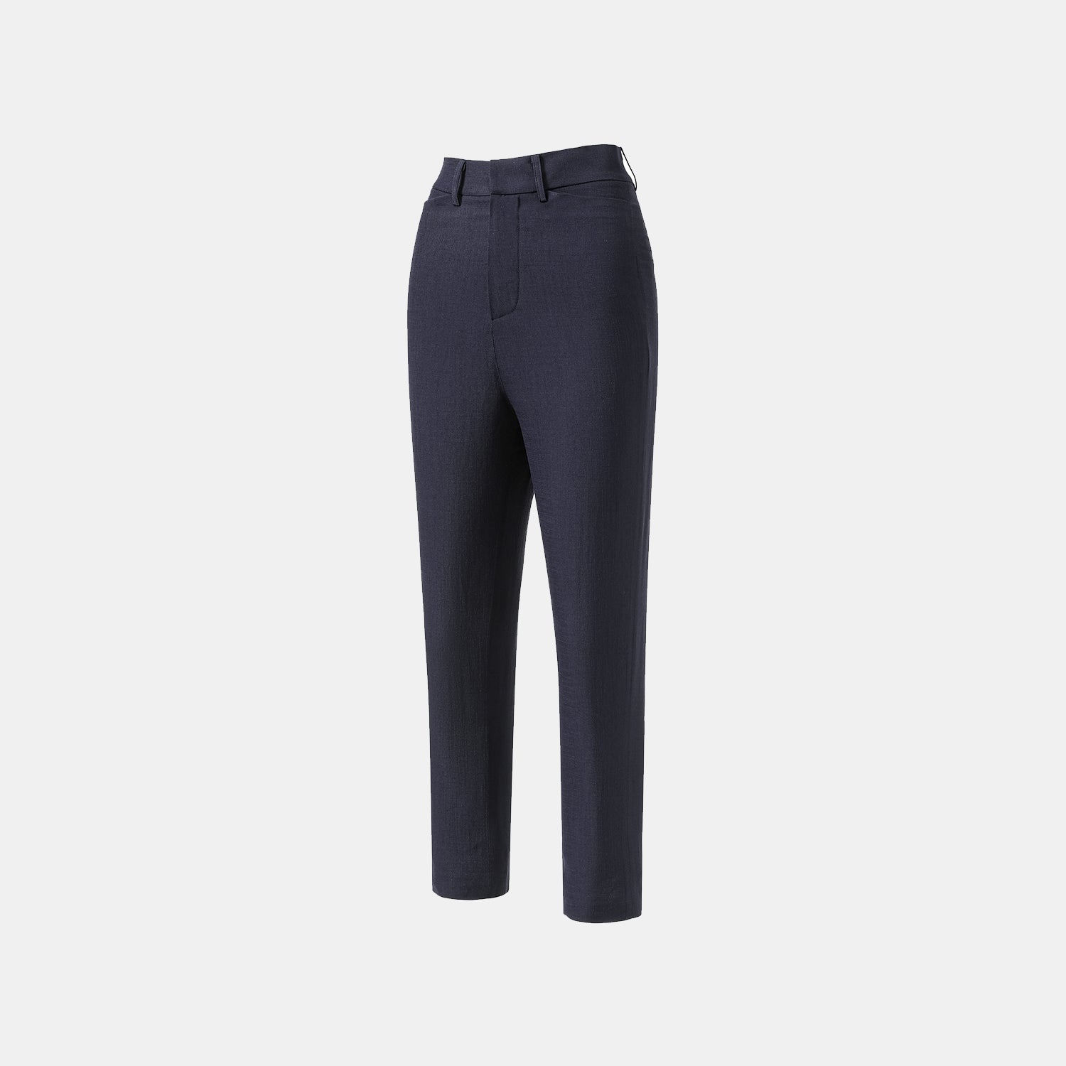 "Weekend at Monaco." 特殊絲竹肌理工藝醋酸休閒九分褲—Ink