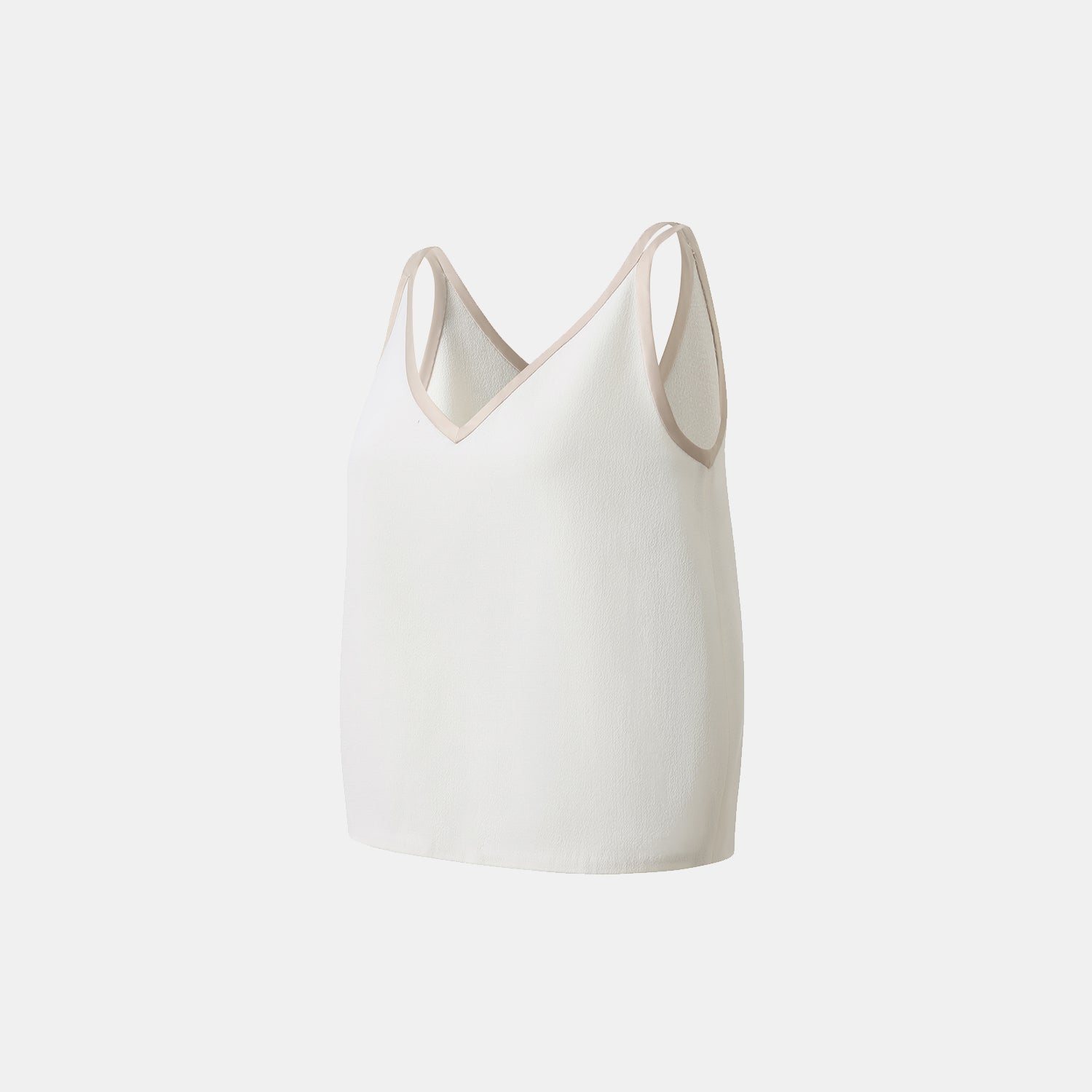 "The Top" 英國頂級雙面縐紗背心—Ivory