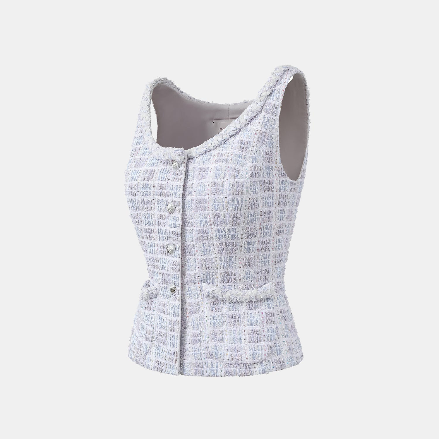 "Sloane Ave." 法國夏日輕薄花呢背心—The Garden of Monet莫內花園