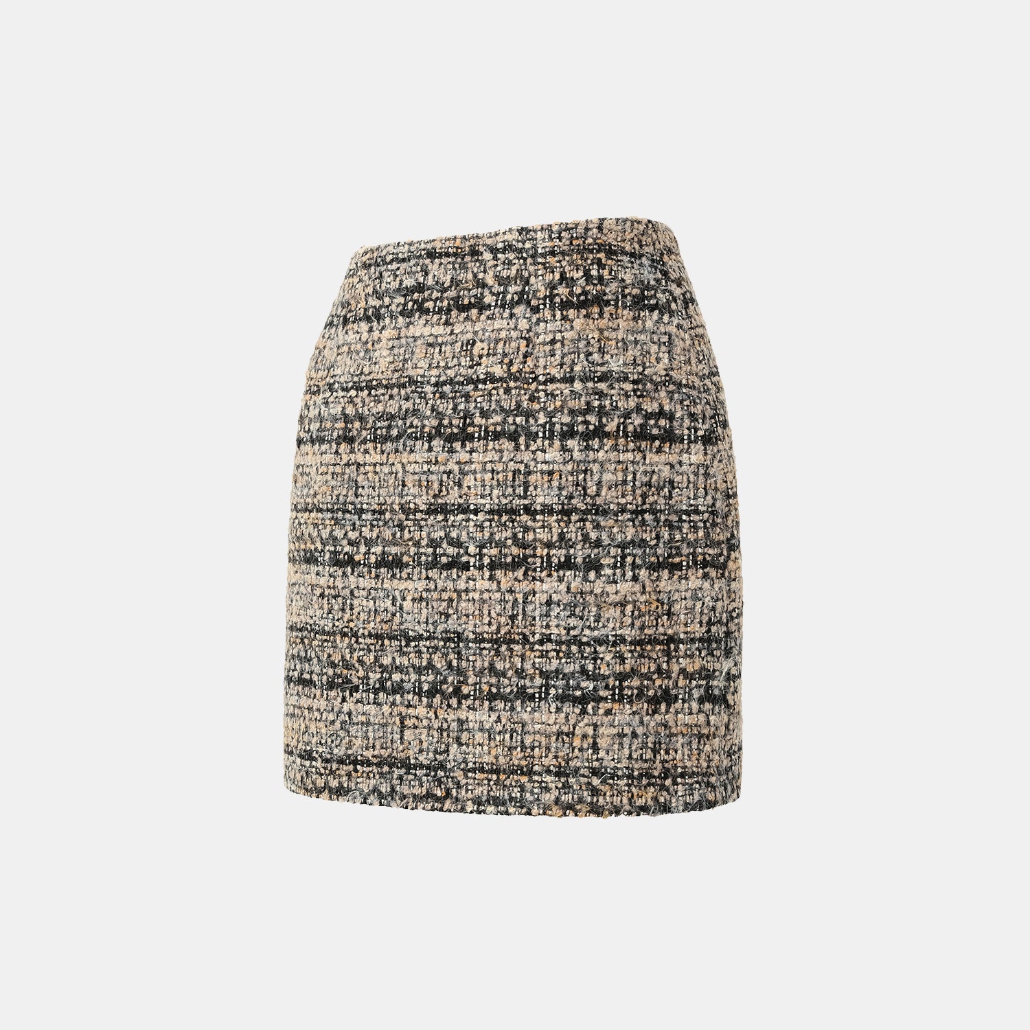 “Knightsbridge citywalk.” 花呢褲裙—駝/黑